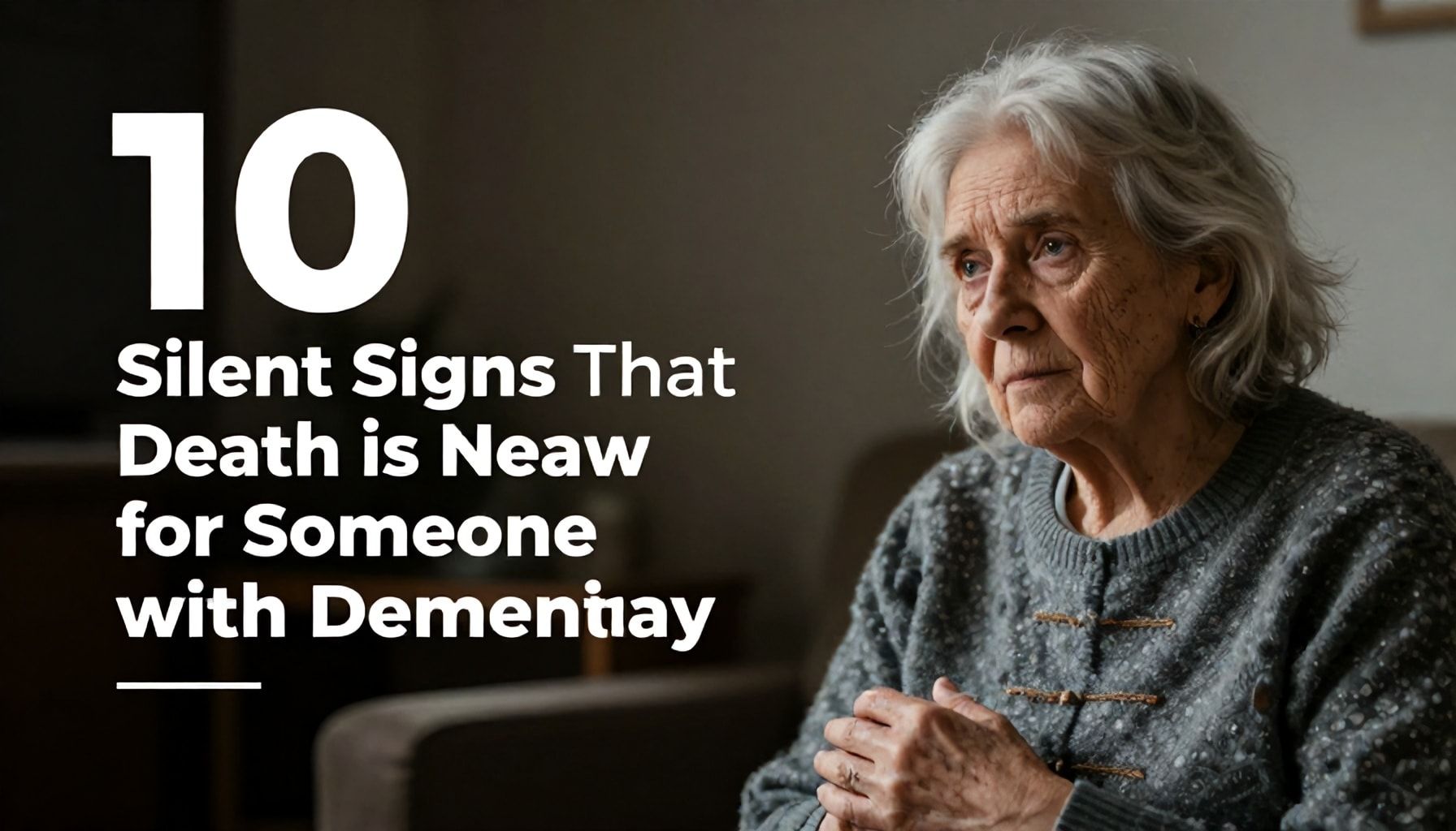 10 Silent Signs That Death Is Near for Someone with Dementia*