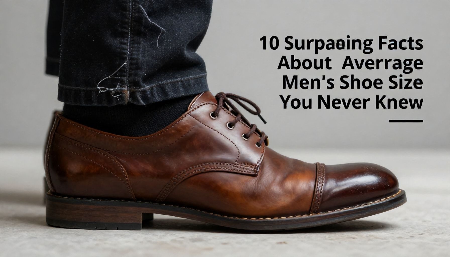 10 Surprising Facts About the Average Men's Shoe Size You Never Knew