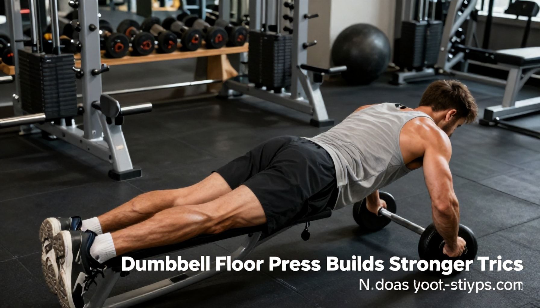 3 Ways Dumbbell Floor Press Builds Stronger Triceps*