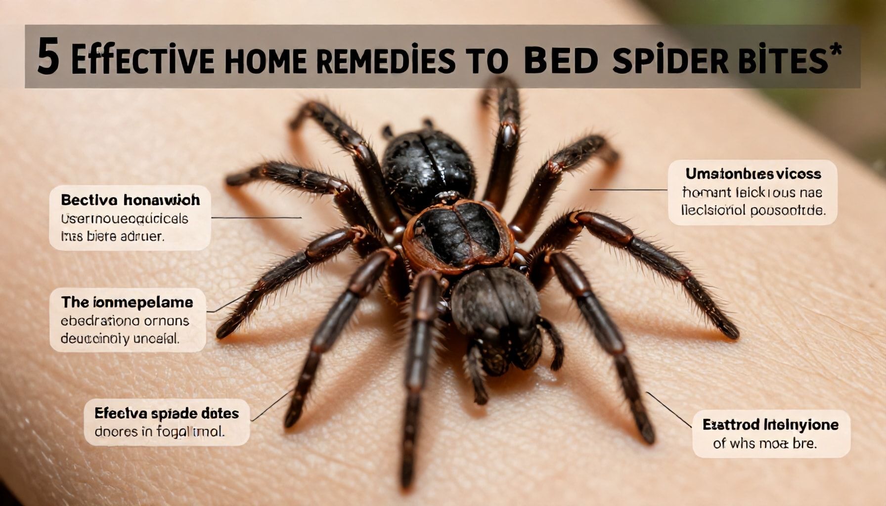 5 Effective Home Remedies to Treat Bed Spider Bites*
