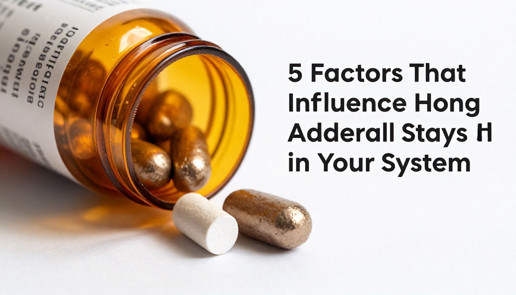 5 Factors That Influence How Long Adderall Stays in Your System*