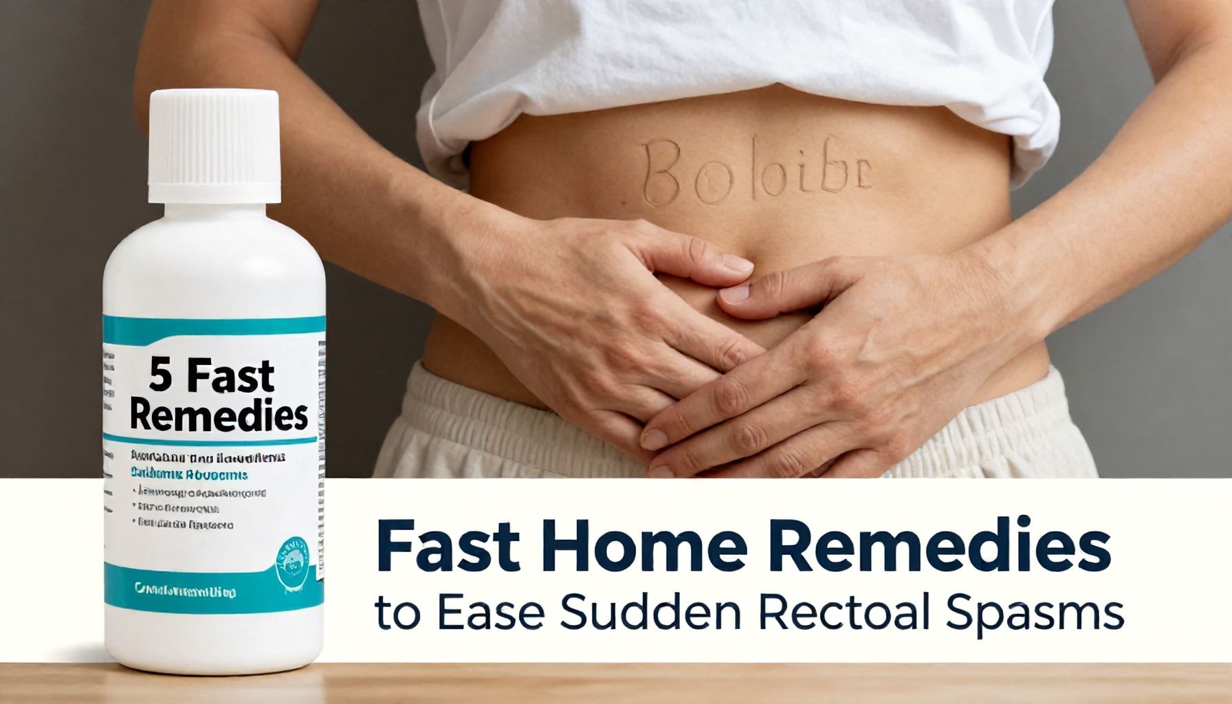 5 Fast Home Remedies to Ease Sudden Rectal Spasms*