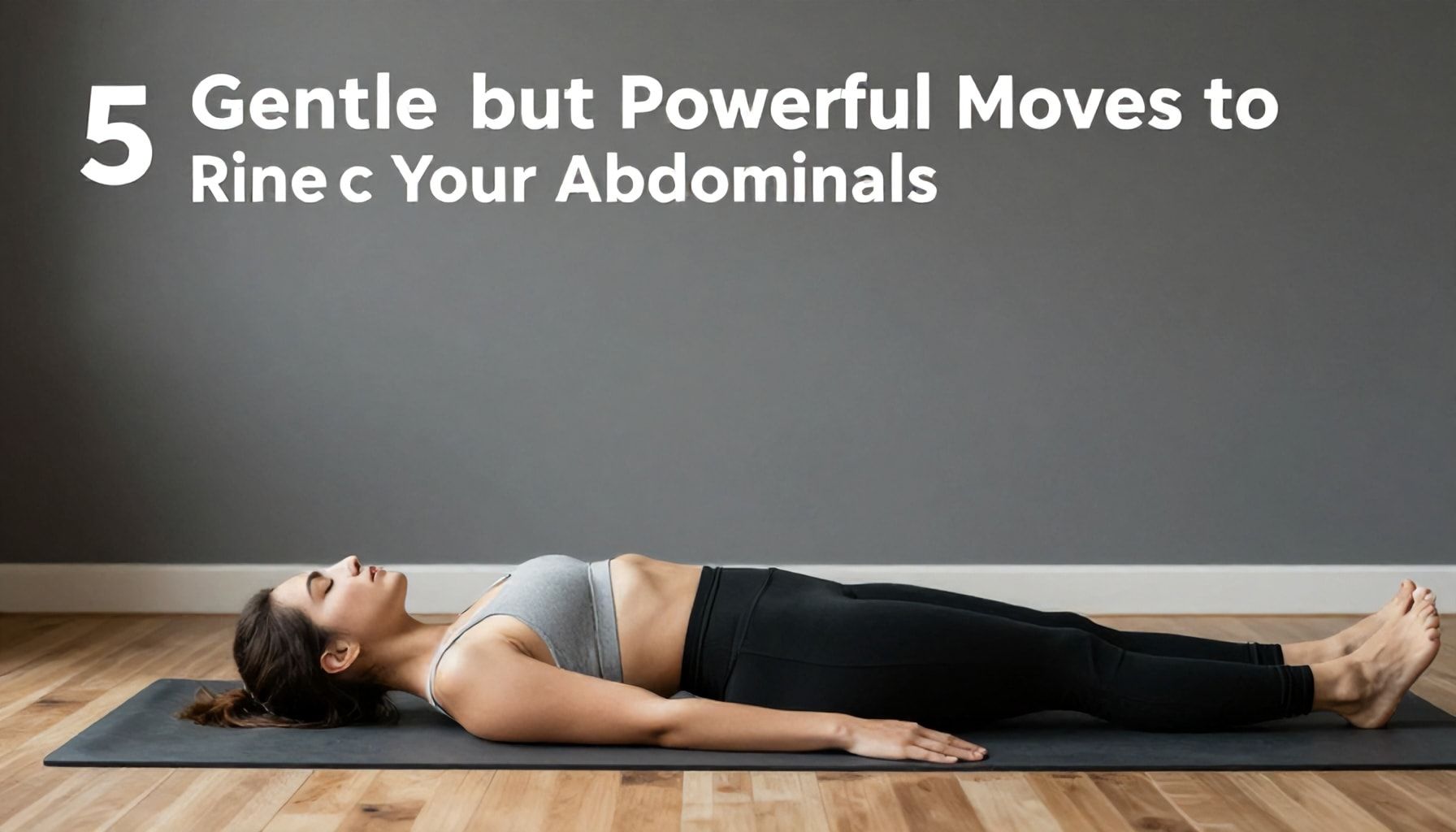 5 Gentle but Powerful Moves to Reconnect Your Abdominals*