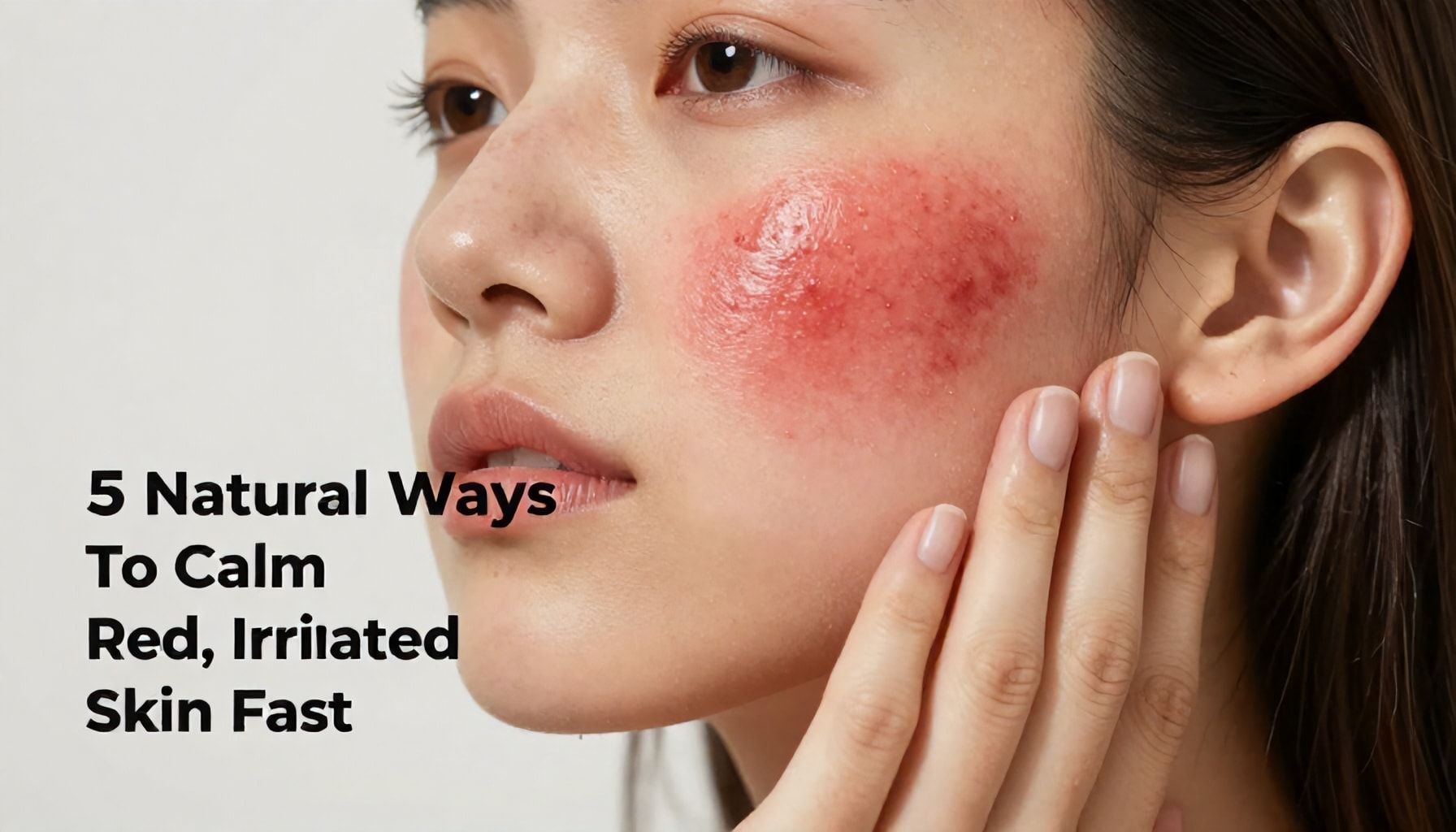 5 Natural Ways to Calm Red, Irritated Skin Fast"*