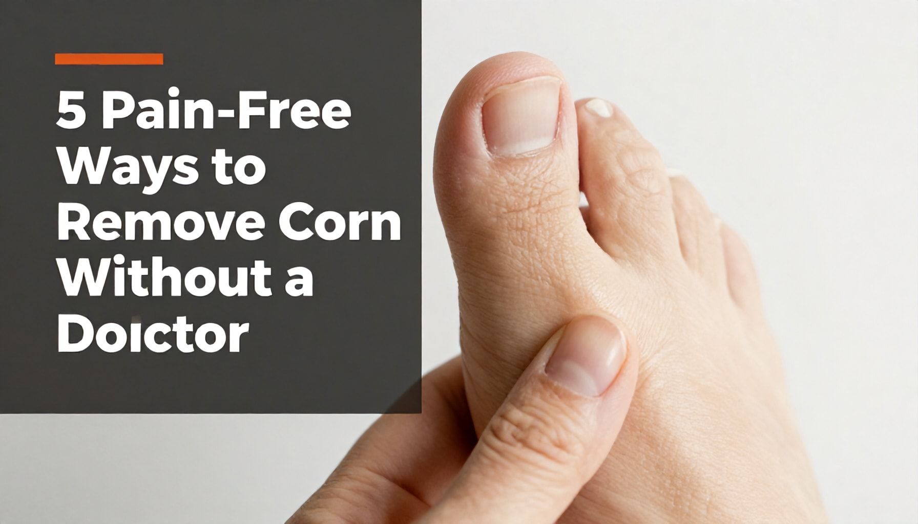 5 Pain-Free Ways to Remove Corns Without a Doctor*