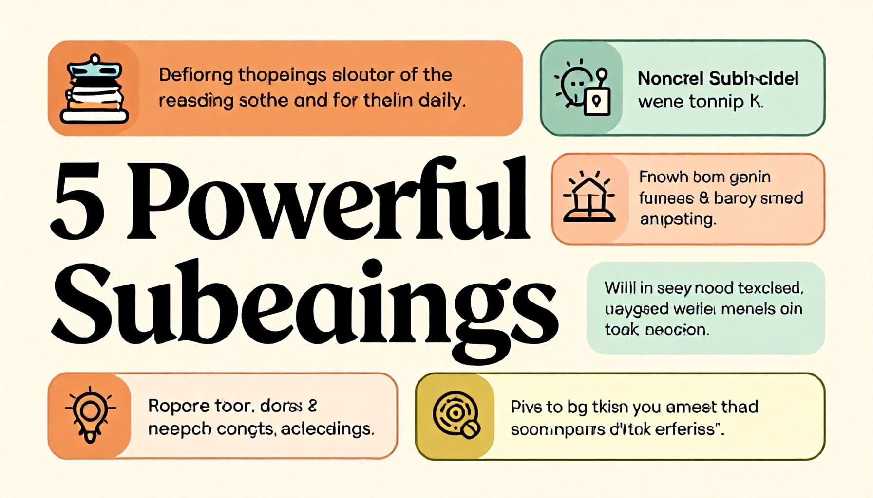 5 Powerful Subheadings:*