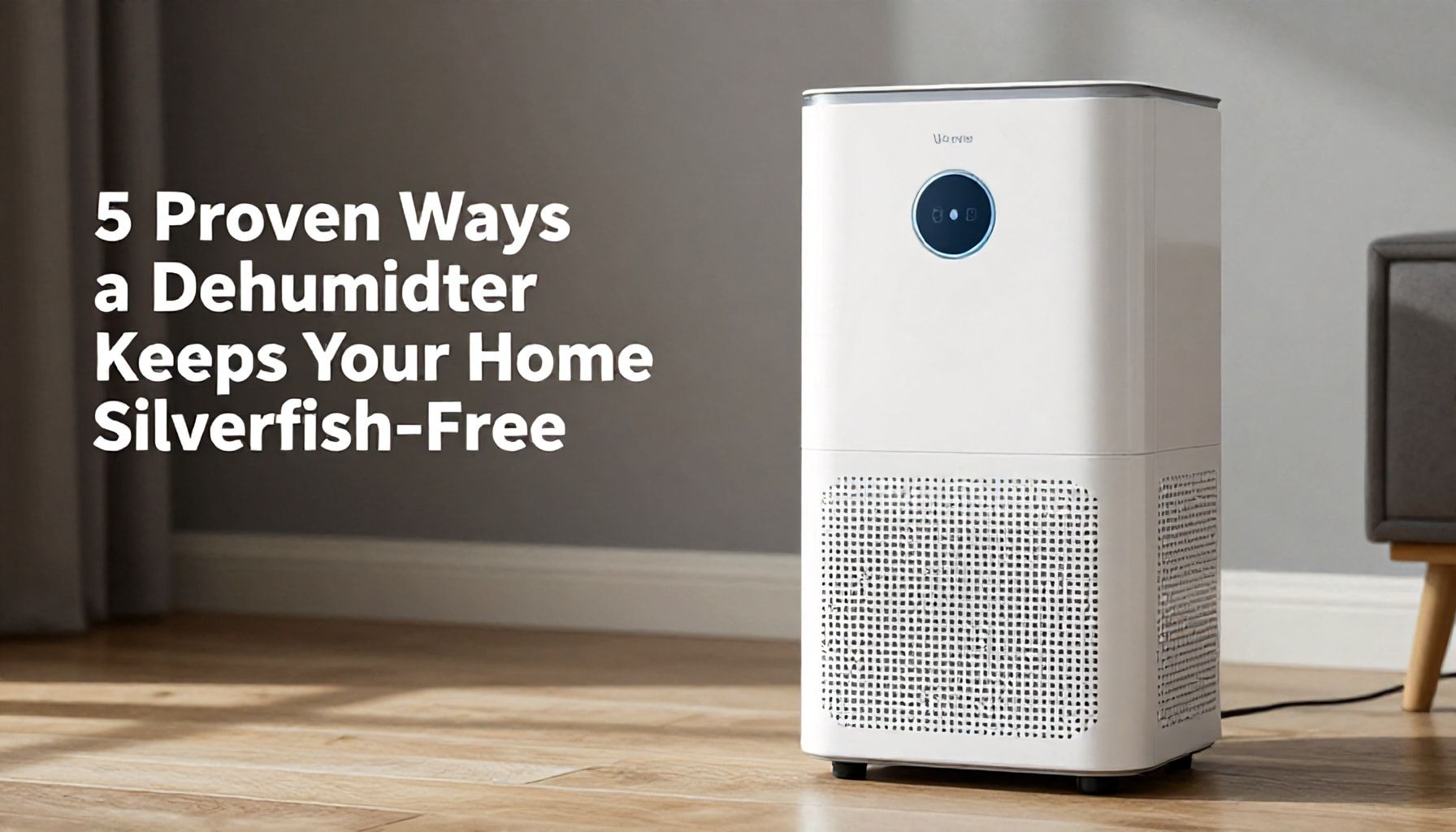 5 Proven Ways a Dehumidifier Keeps Your Home Silverfish-Free*