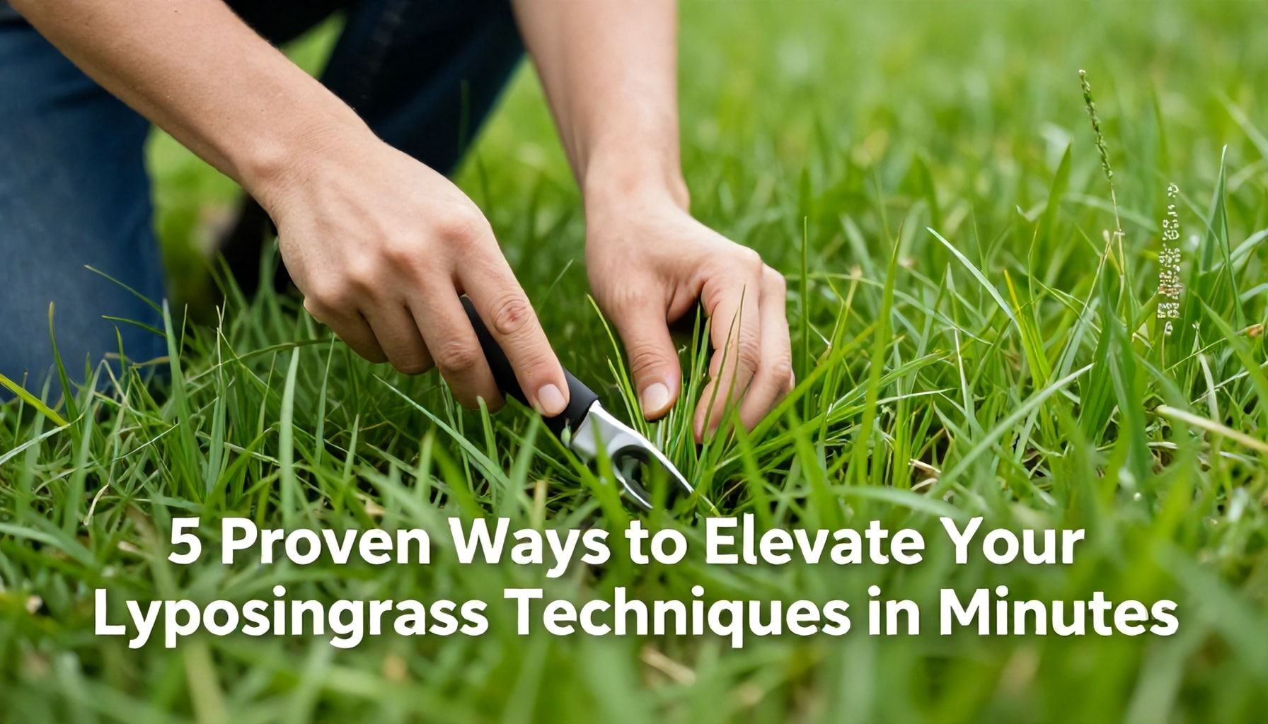 5 Proven Ways to Elevate Your Lyposingrass Techniques in Minutes*
