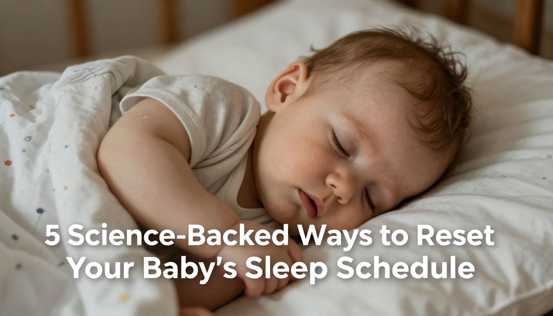 5 Science-Backed Ways to Reset Your Baby’s Sleep Schedule*
