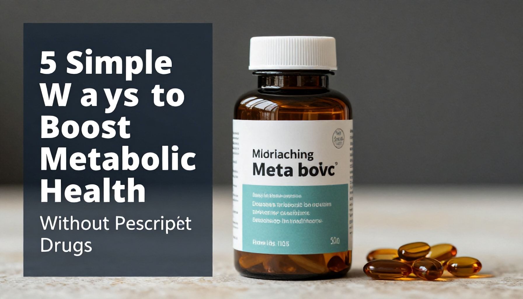 5 Simple Ways to Boost Metabolic Health Without Prescription Drugs*