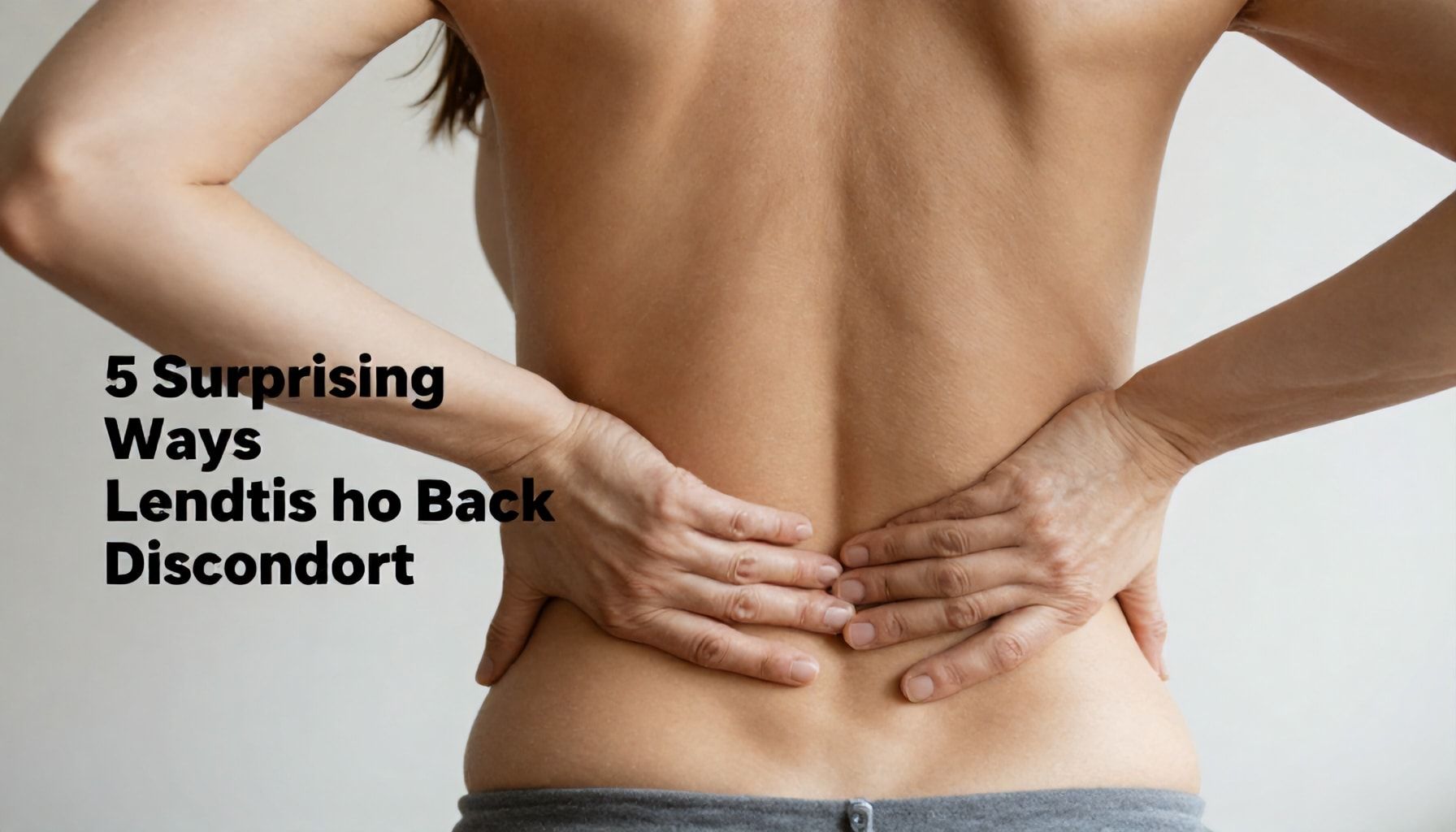 5 Surprising Ways Constipation Leads to Back Discomfort*