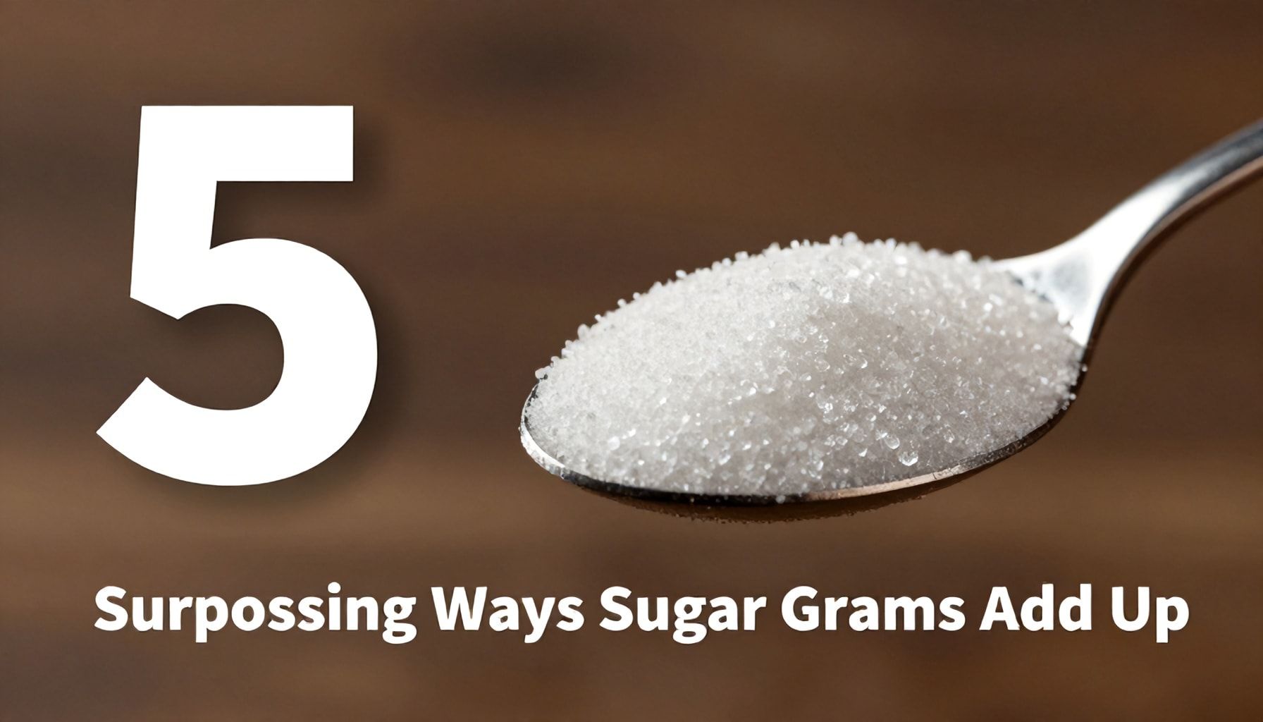 5 Surprising Ways Sugar Grams Add Up*