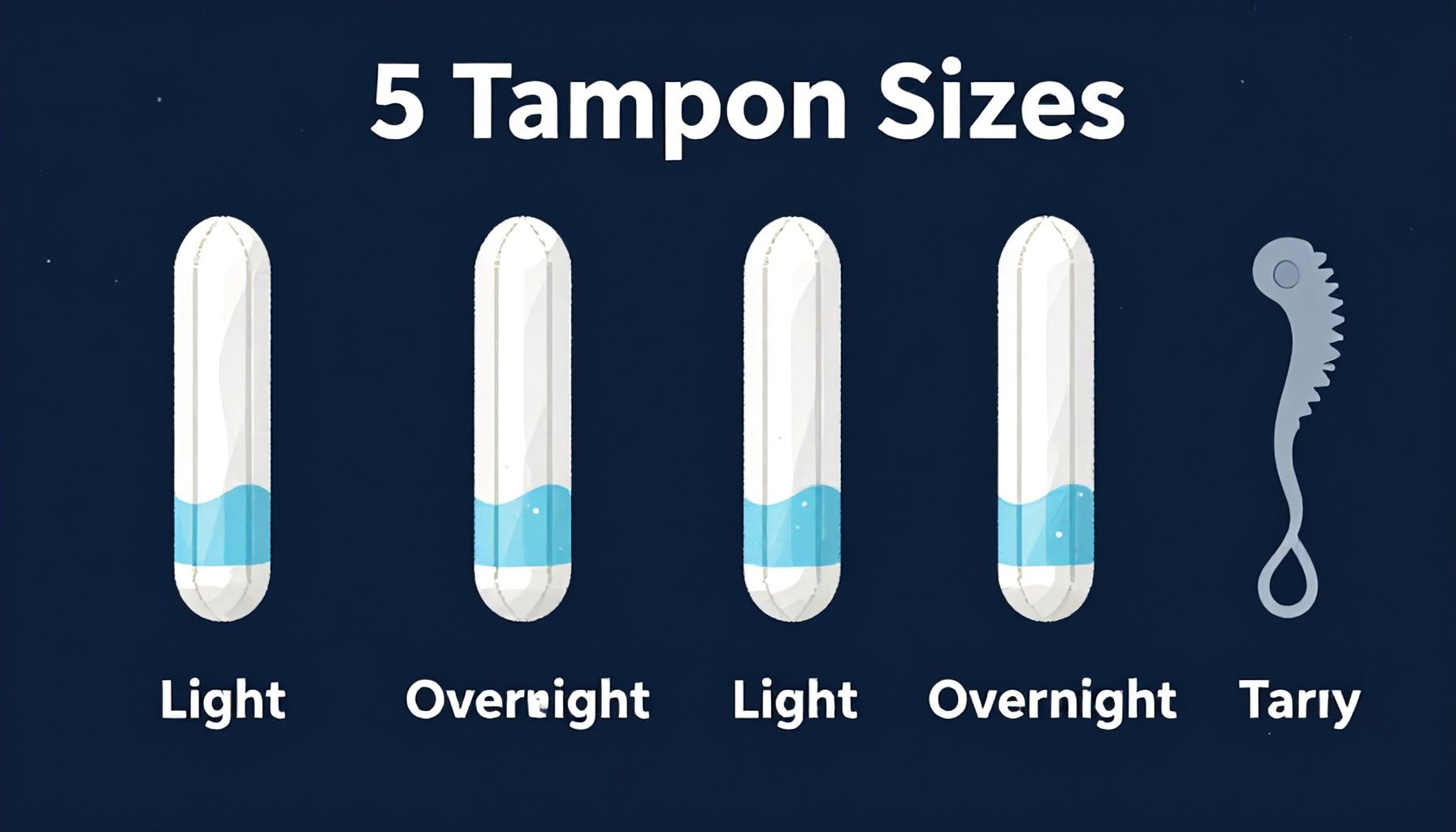 5 Tampon Sizes Explained: From Light to Overnight