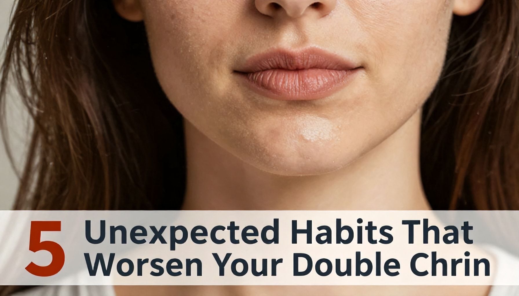 5 Unexpected Habits That Worsen Your Double Chin*