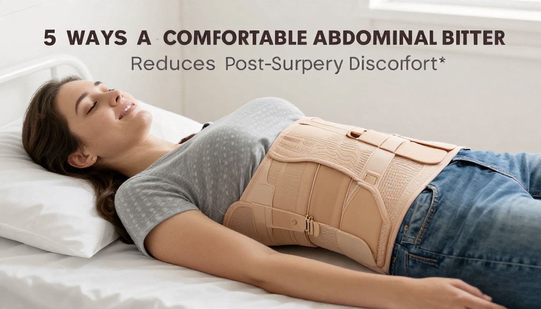 5 Ways a Comfortable Abdominal Binder Reduces Post-Surgery Discomfort*