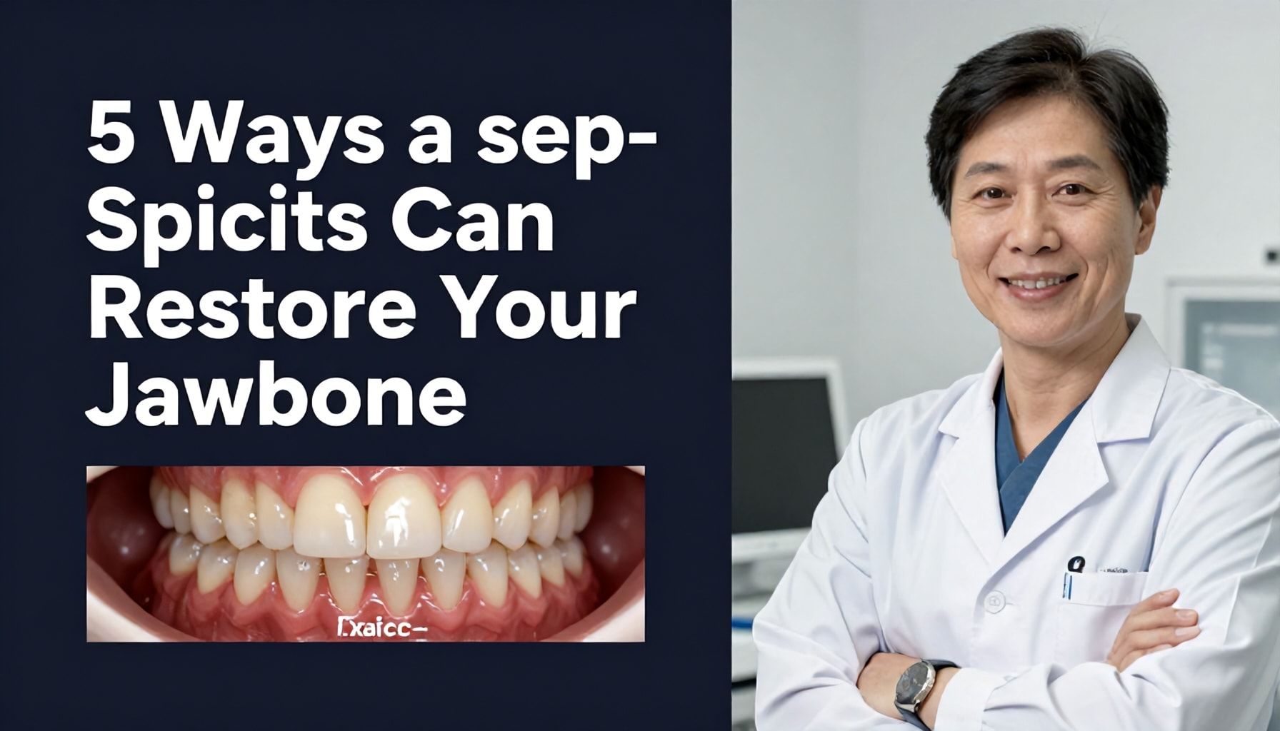 5 Ways a Specialist Can Restore Your Jawbone*