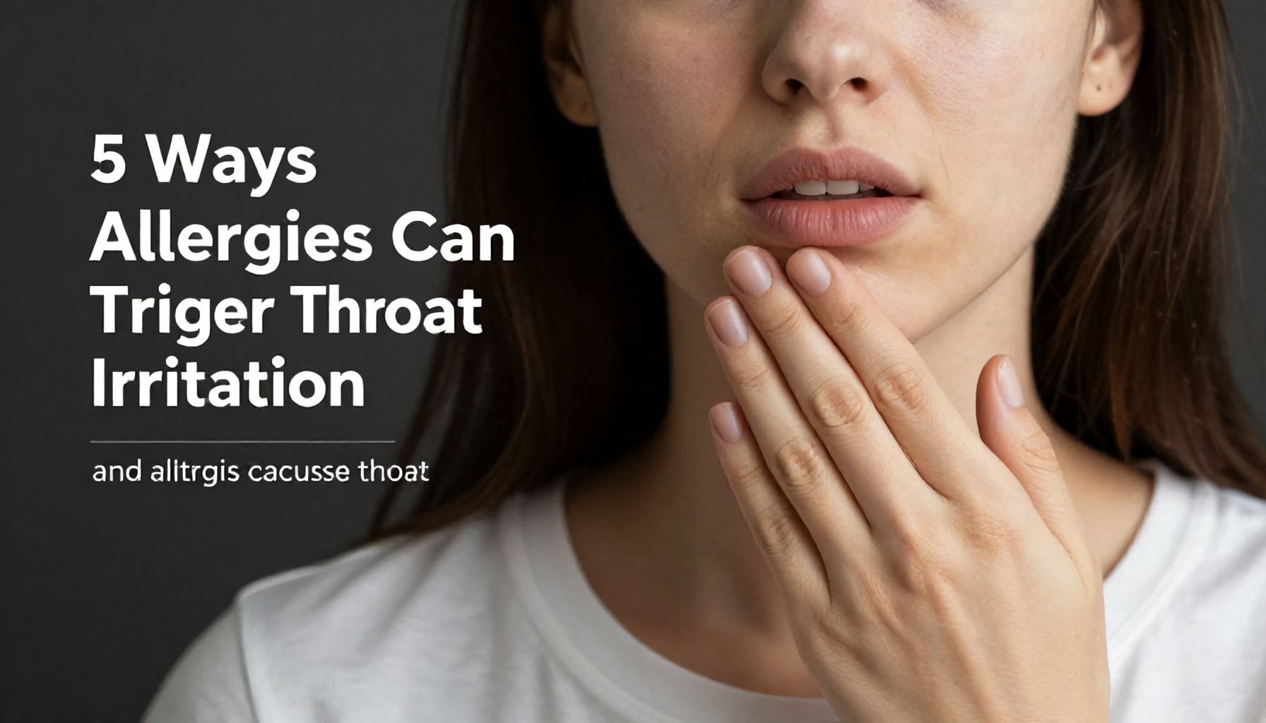 5 Ways Allergies Can Trigger Throat Irritation*