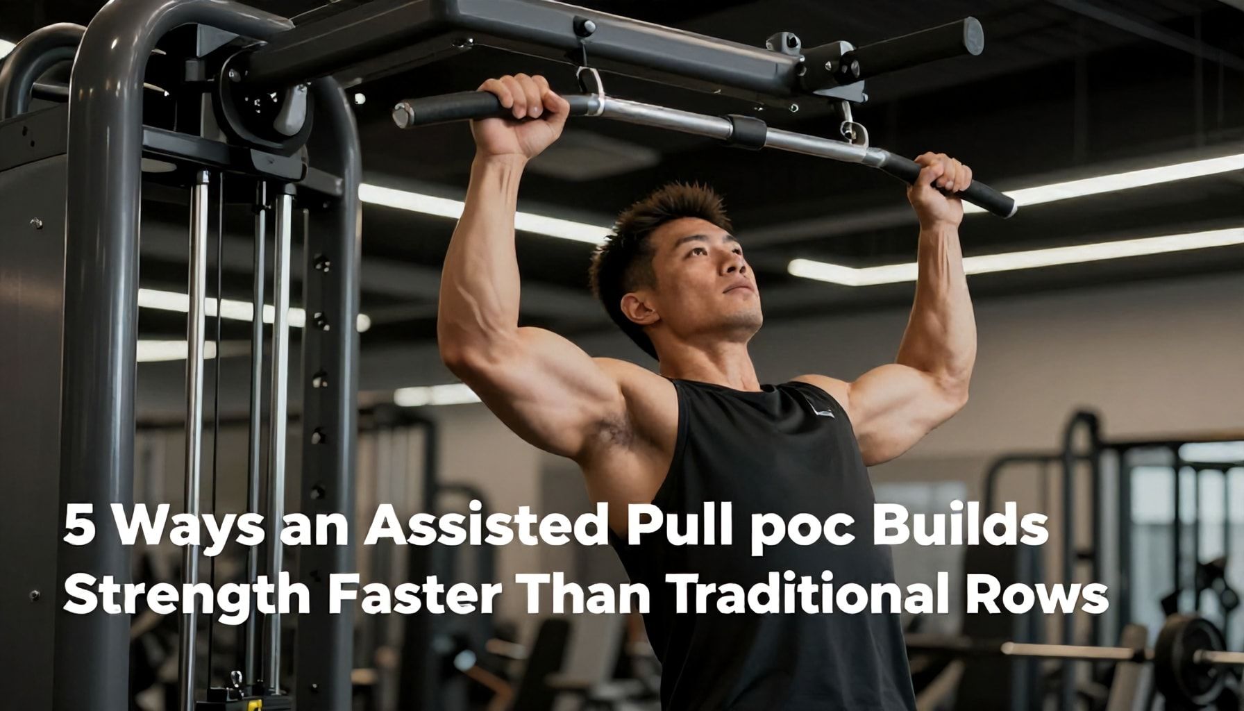 5 Ways an Assisted Pull-Up Machine Builds Strength Faster Than Traditional Rows*
