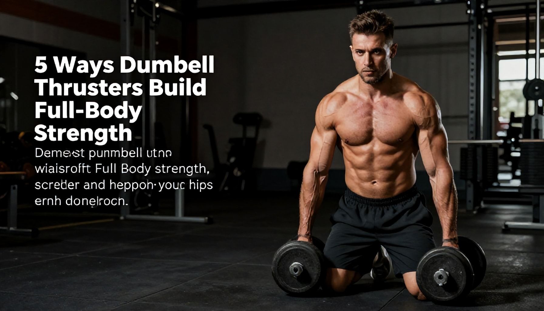 5 Ways Dumbbell Thrusters Build Full-Body Strength*
