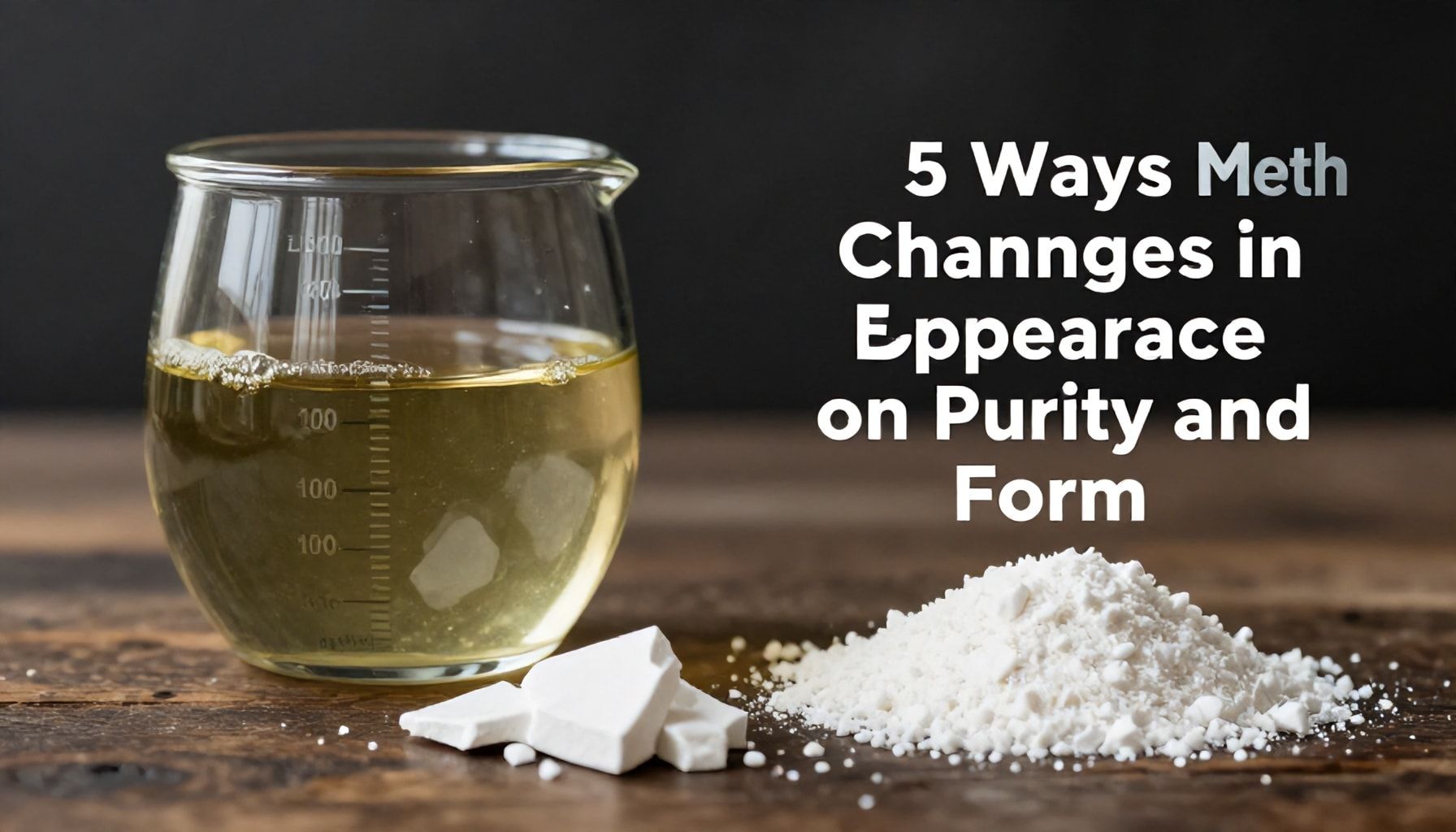 5 Ways Meth Changes in Appearance Based on Purity and Form*