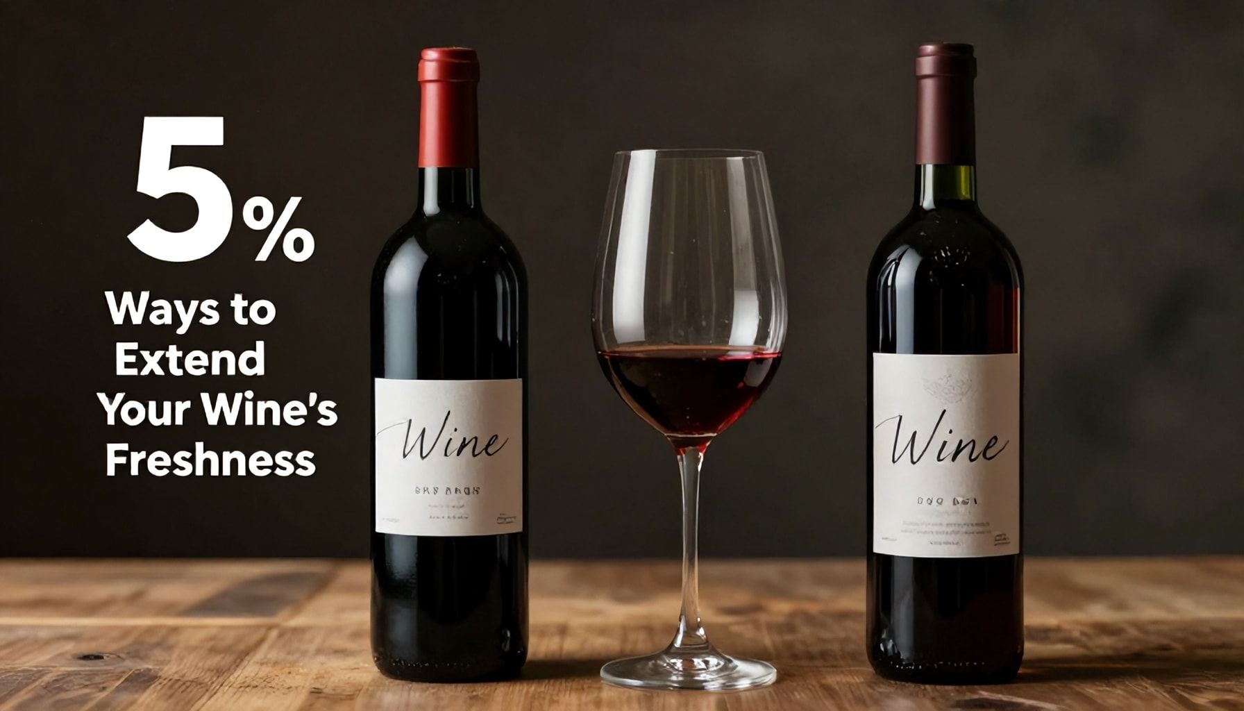 5 Ways to Extend Your Wine's Freshness*