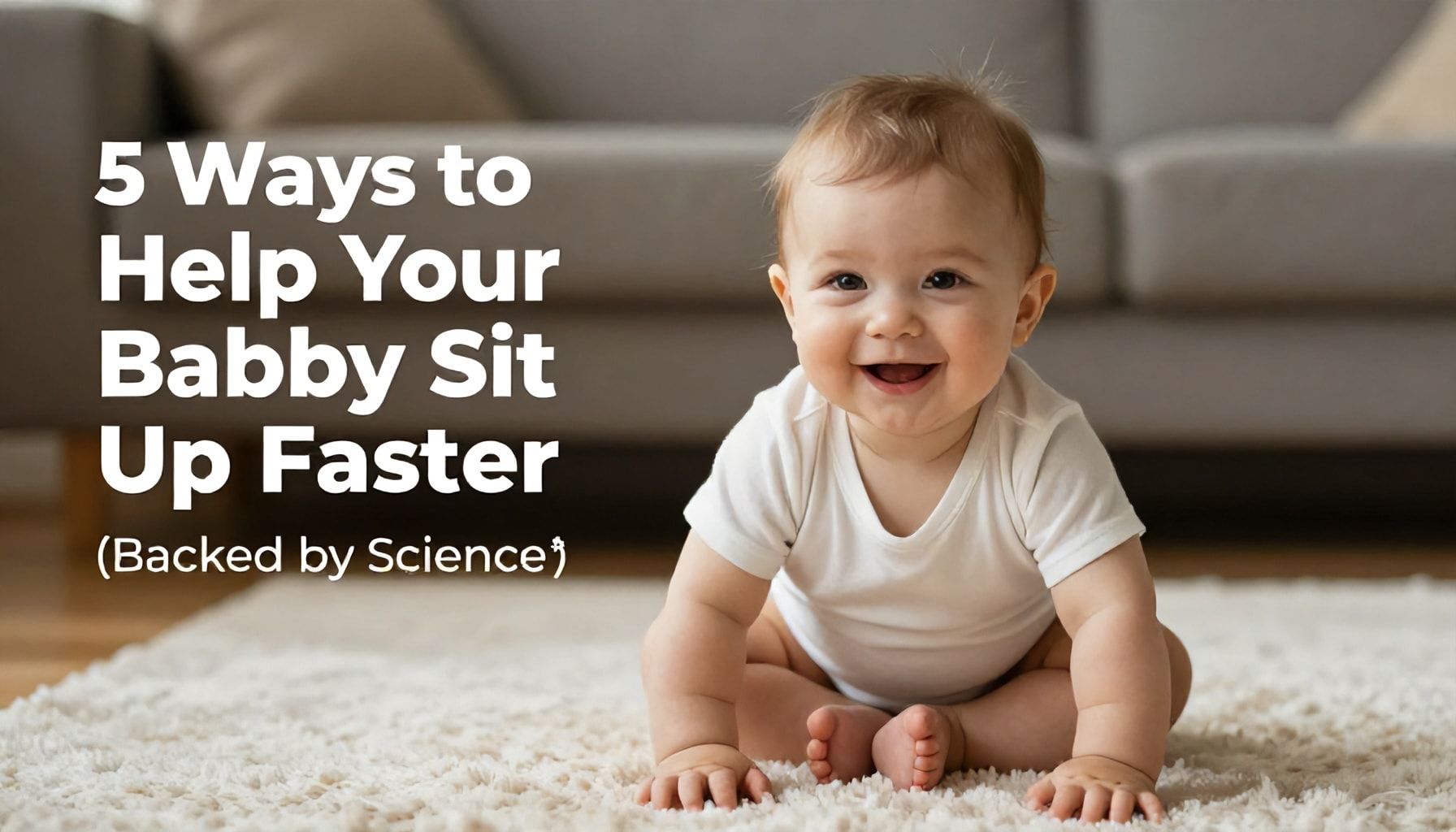 5 Ways to Help Your Baby Sit Up Faster (Backed by Science)*