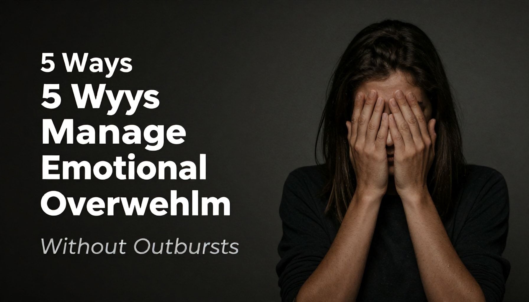 5 Ways to Manage Emotional Overwhelm Without Outbursts*