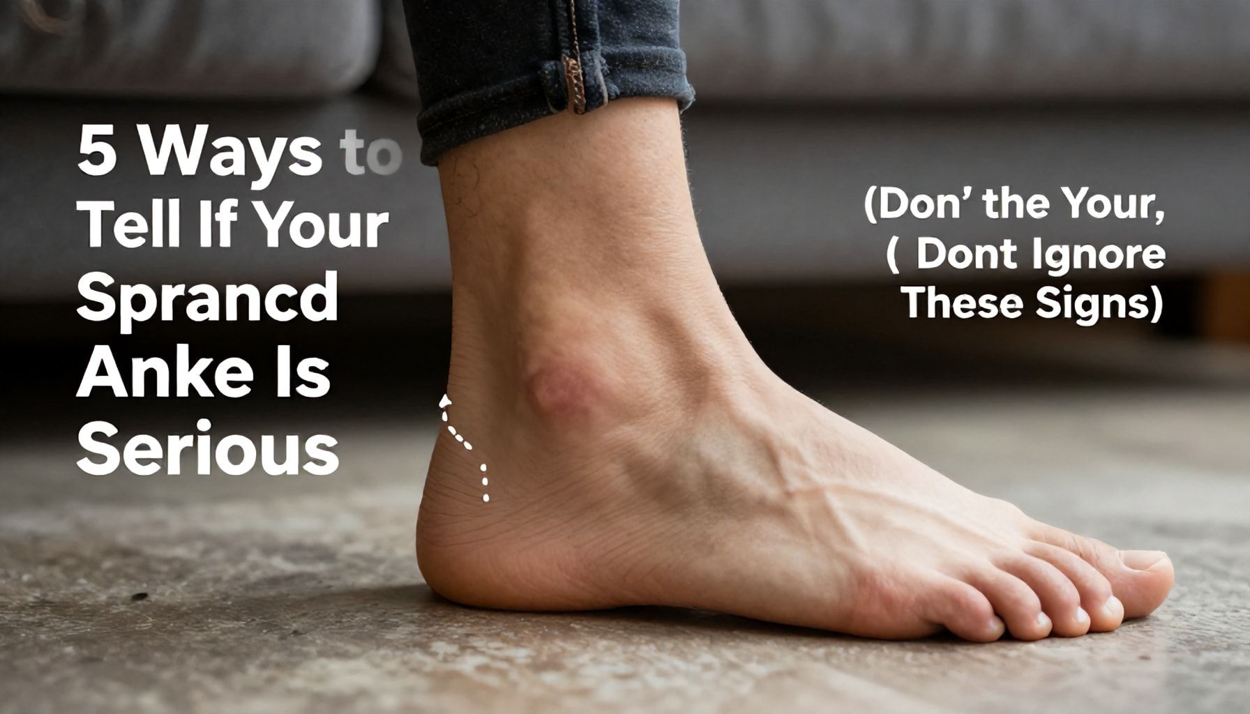 5 Ways to Tell If Your Sprained Ankle Is Serious (Don’t Ignore These Signs!)*