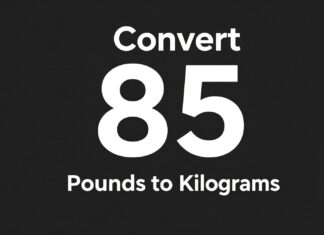 Convert 85 Pounds to Kilograms Quickly and Accurately