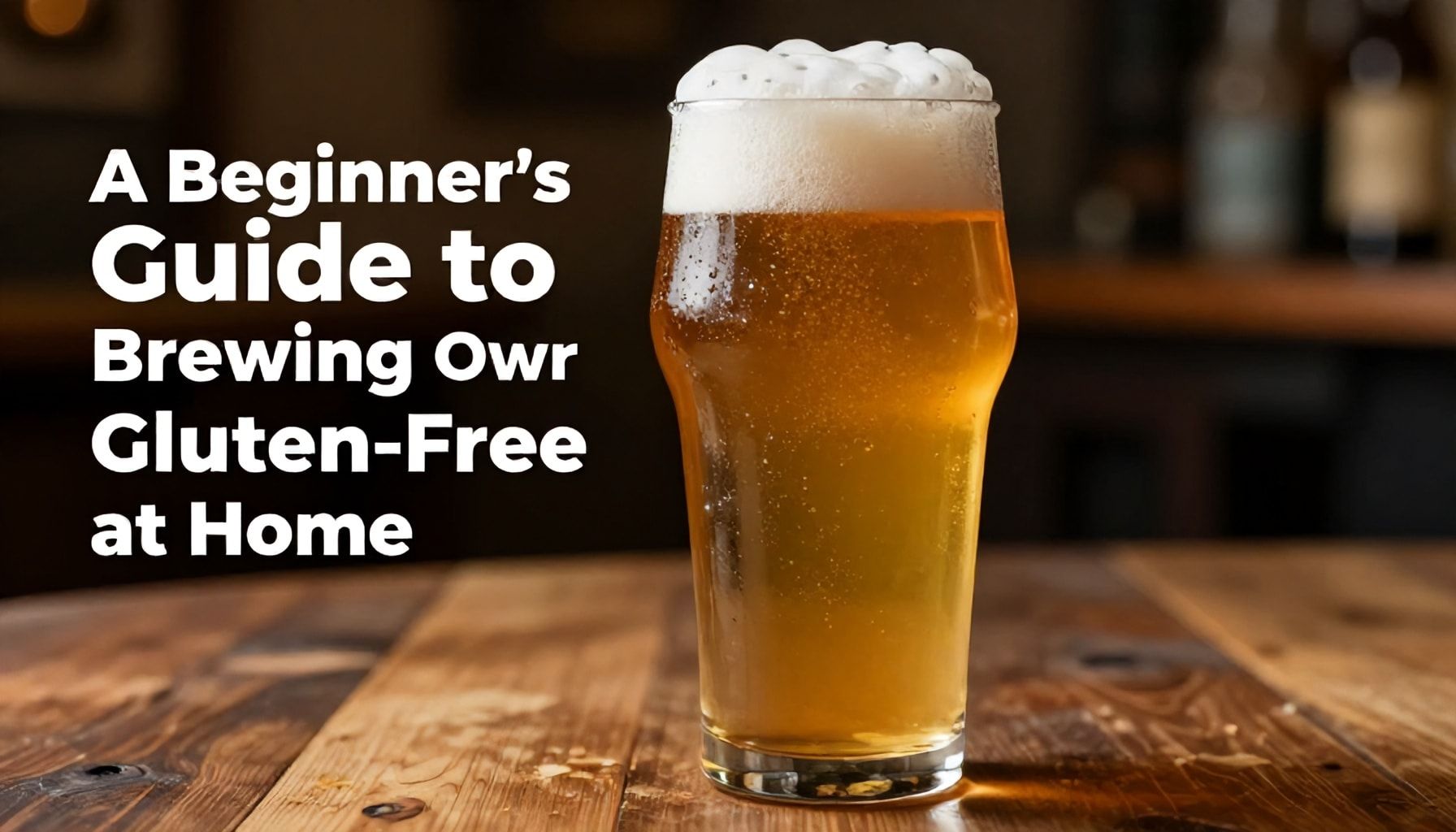 A Beginner’s Guide to Brewing Your Own Gluten-Free Beer at Home*