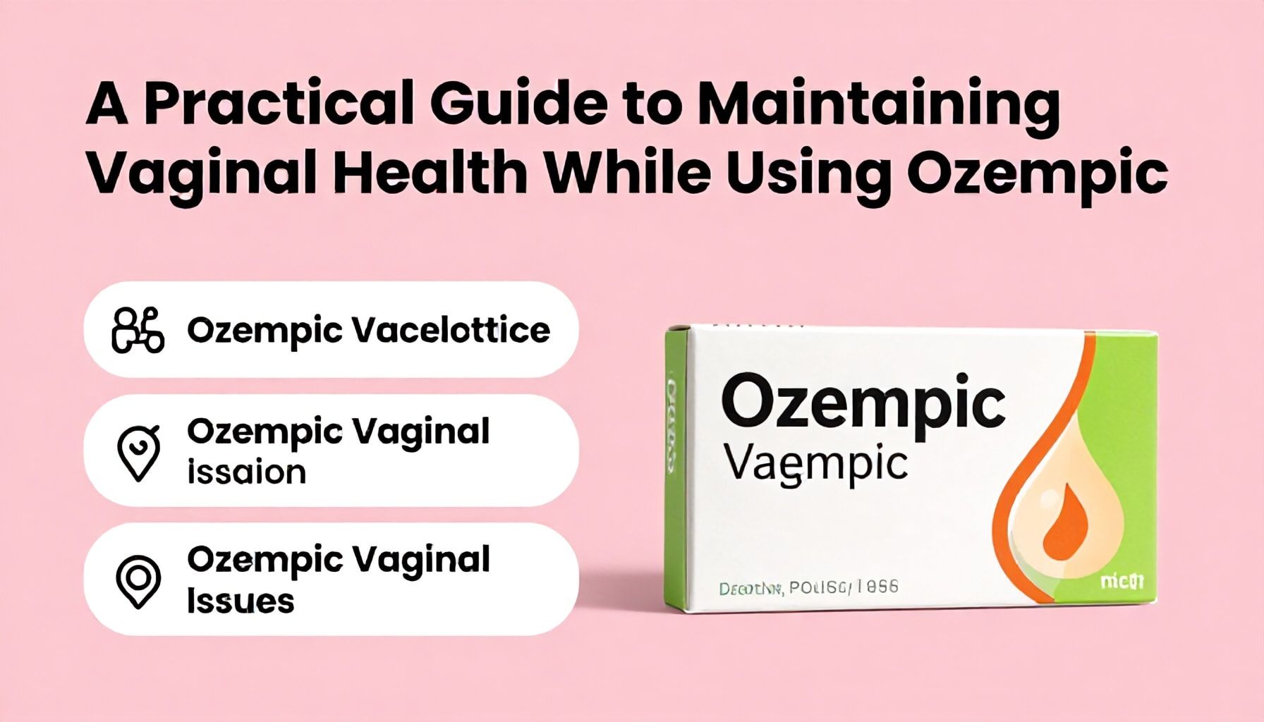 A Practical Guide to Maintaining Vaginal Health While Using Ozempic