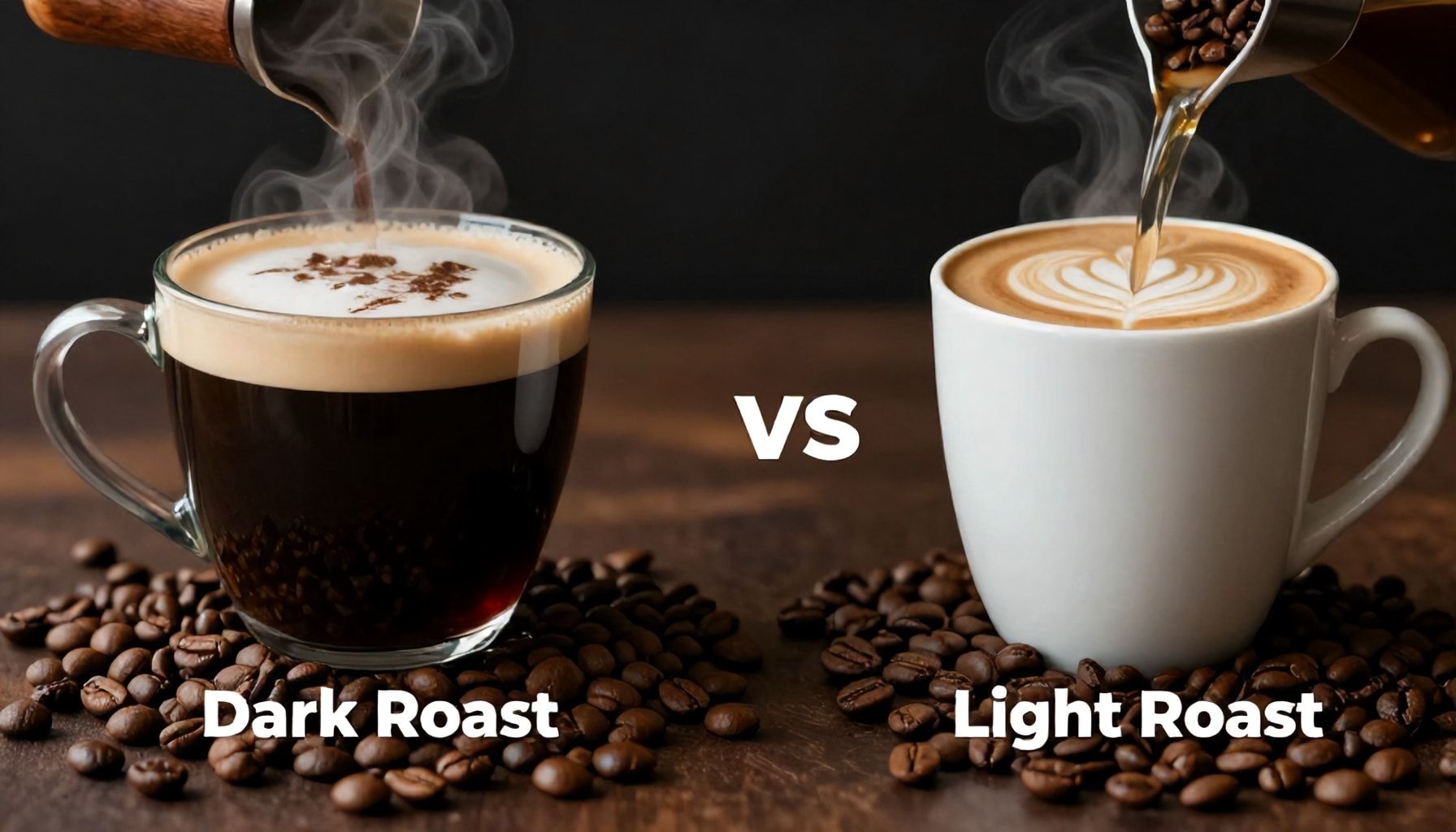 Dark Roast vs. Light Roast: What Makes It the Ultimate Coffee Choice*
