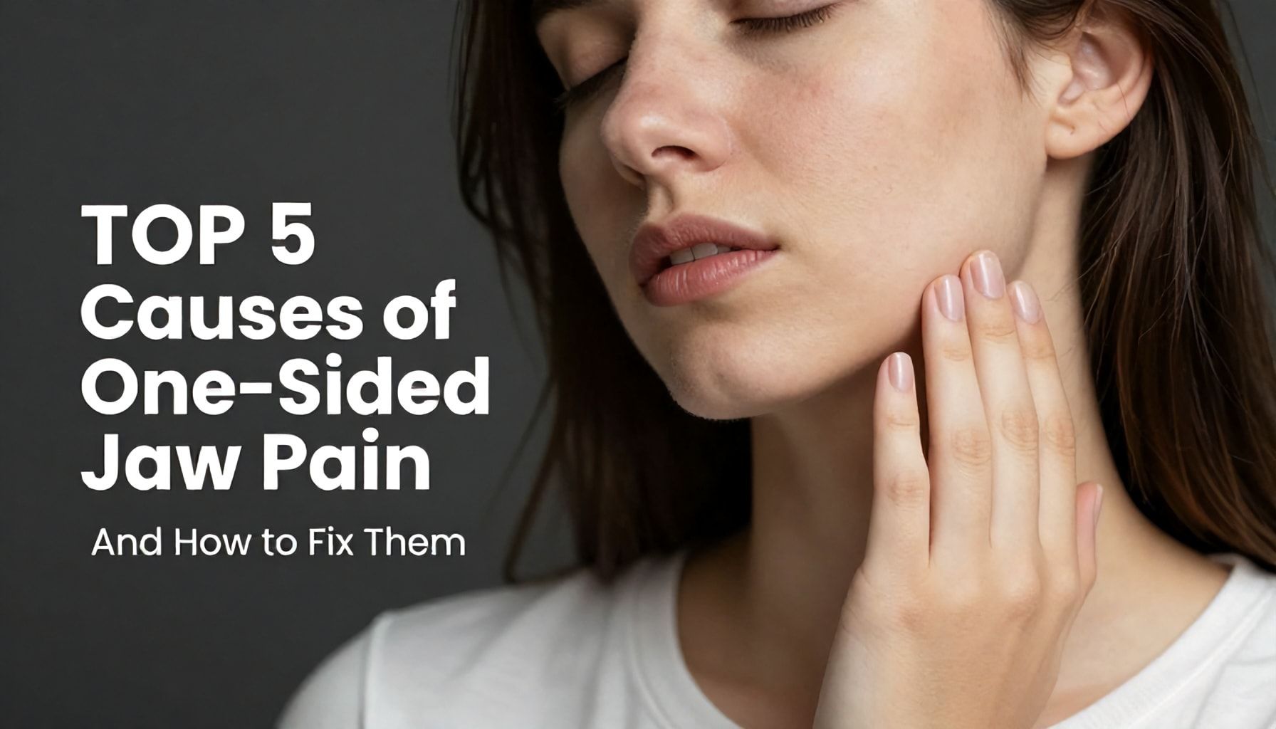 Discover the Top 5 Causes of One-Sided Jaw Pain (And How to Fix Them)*