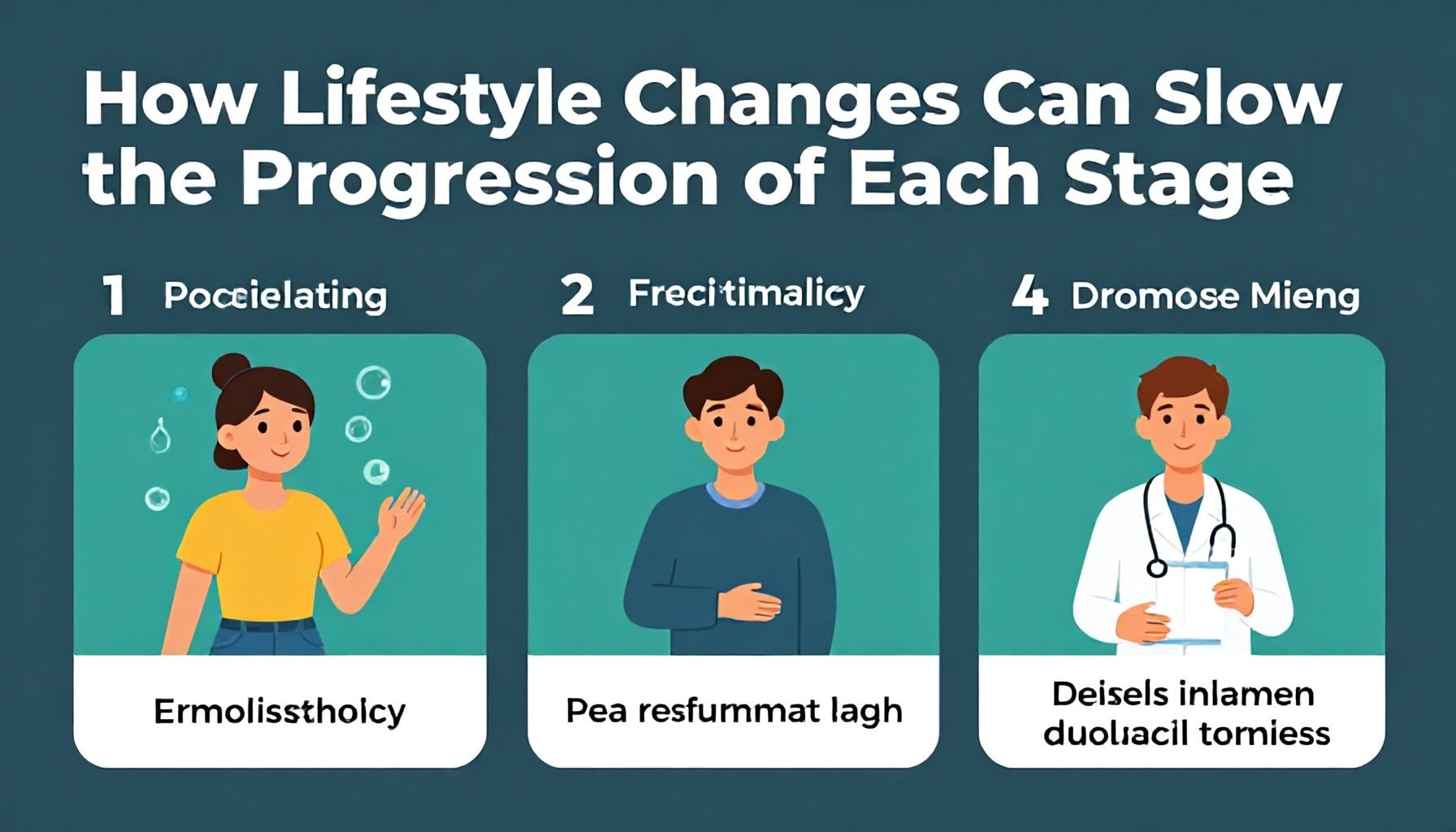 How Lifestyle Changes Can Slow the Progression of Each Stage*