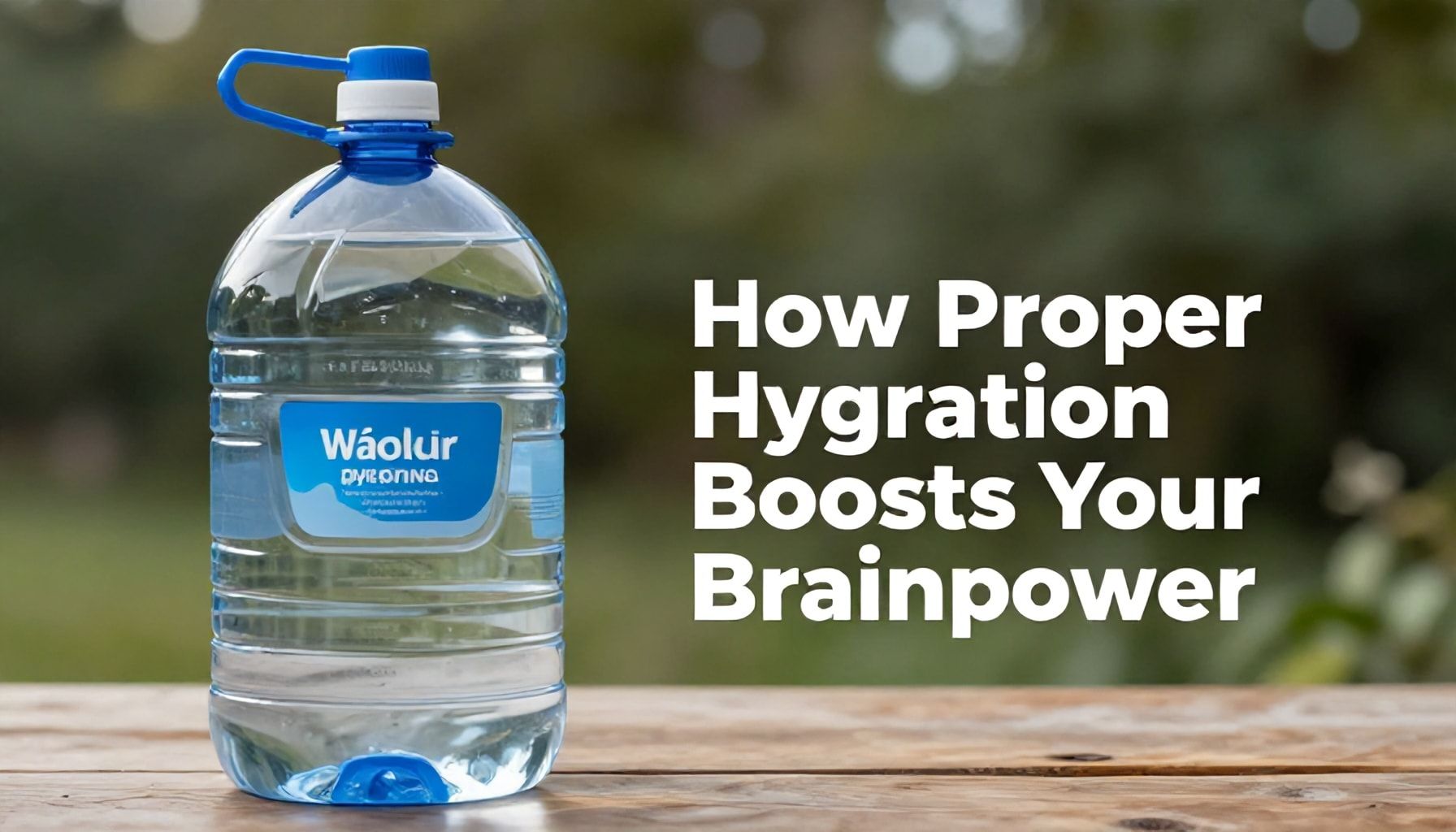 How Proper Hydration Boosts Your Brainpower*