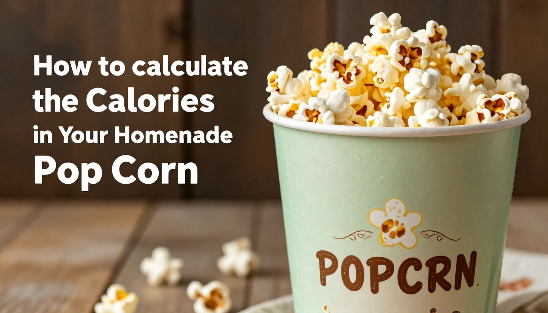 How to Calculate the Calories in Your Homemade Popcorn*