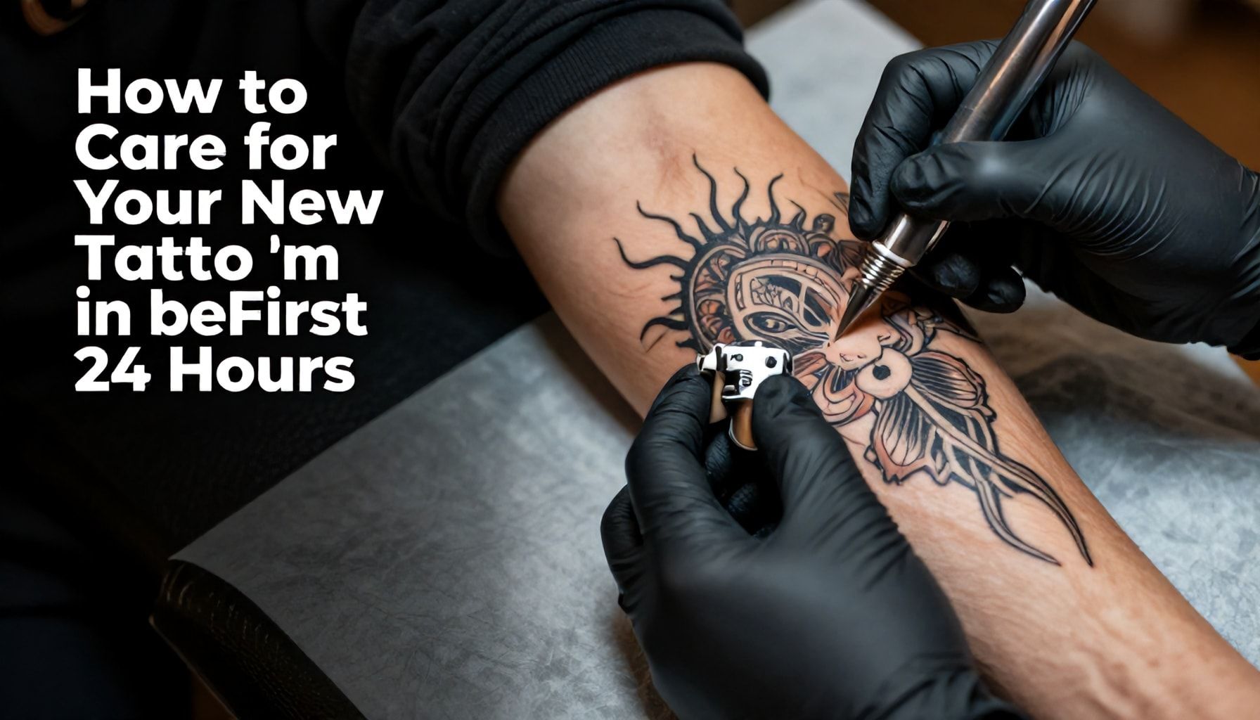 How to Care for Your New Tattoo in the First 24 Hours*