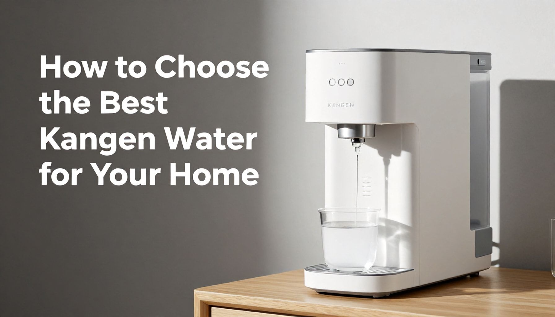 How to Choose the Best Kangen Water Machine for Your Home*