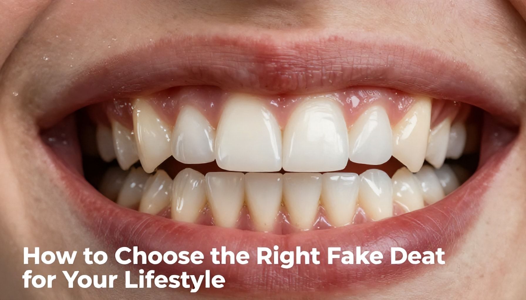 How to Choose the Right Fake Teeth for Your Lifestyle*