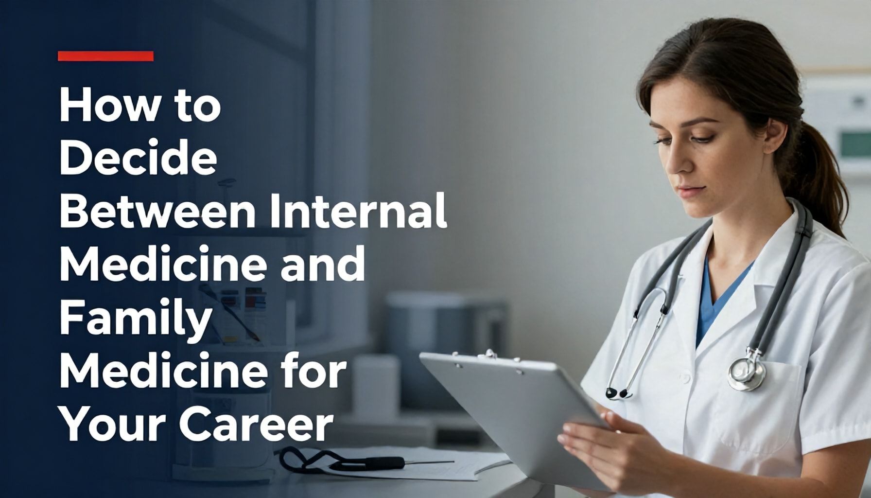 How to Decide Between Internal Medicine and Family Medicine for Your Career*