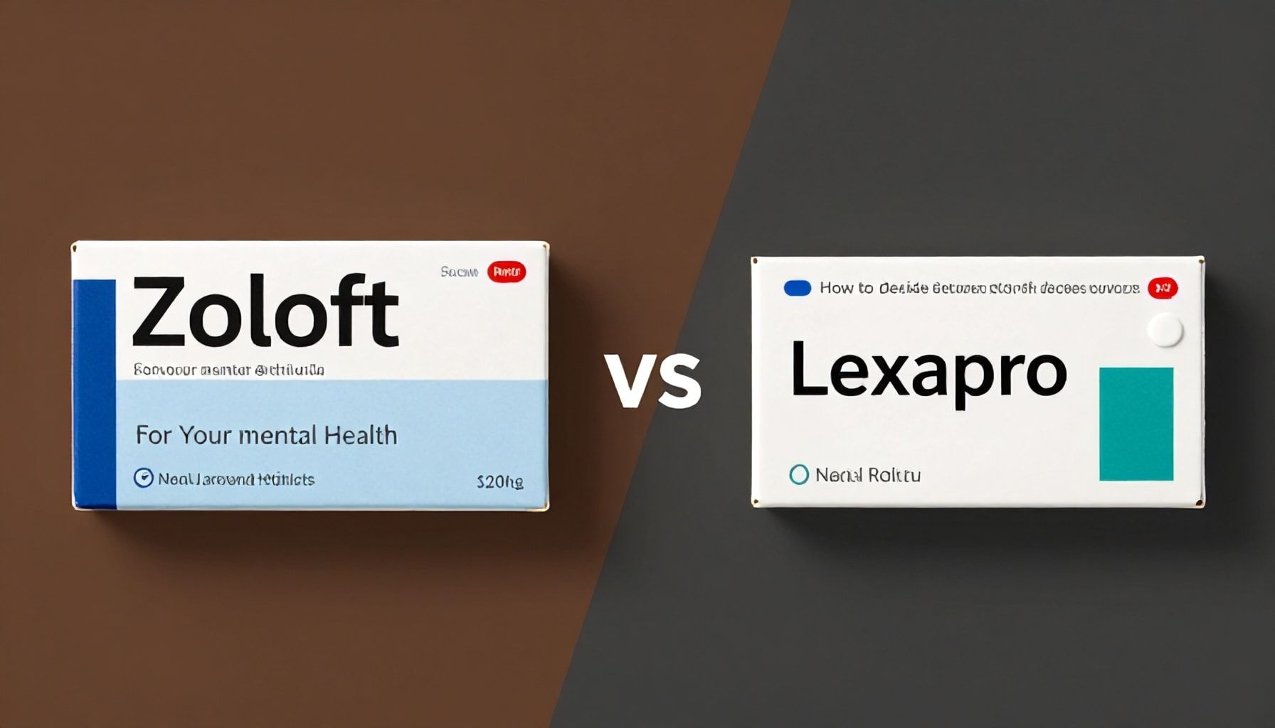 How to Decide Between Zoloft and Lexapro for Your Mental Health