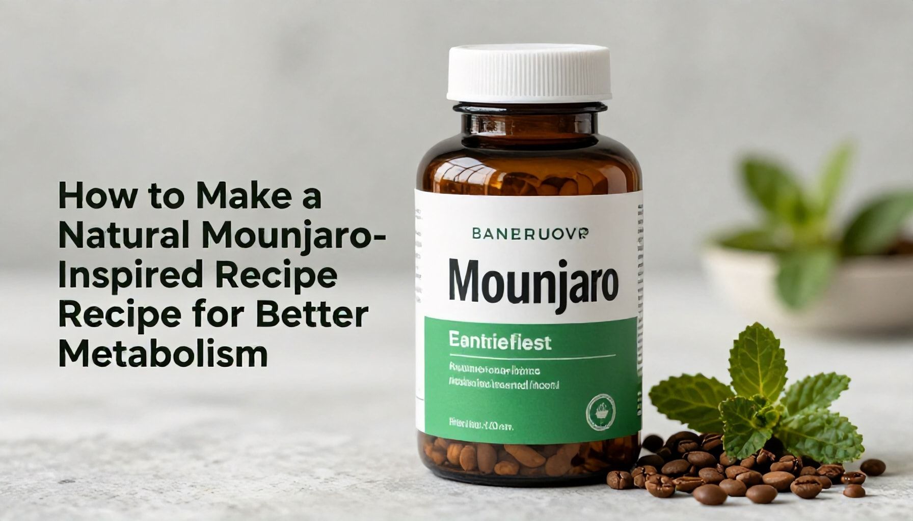 How to Make a Natural Mounjaro-Inspired Recipe for Better Metabolism*