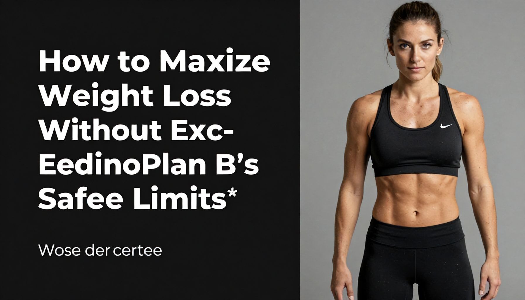 How to Maximize Weight Loss Without Exceeding Plan B’s Safe Limits*