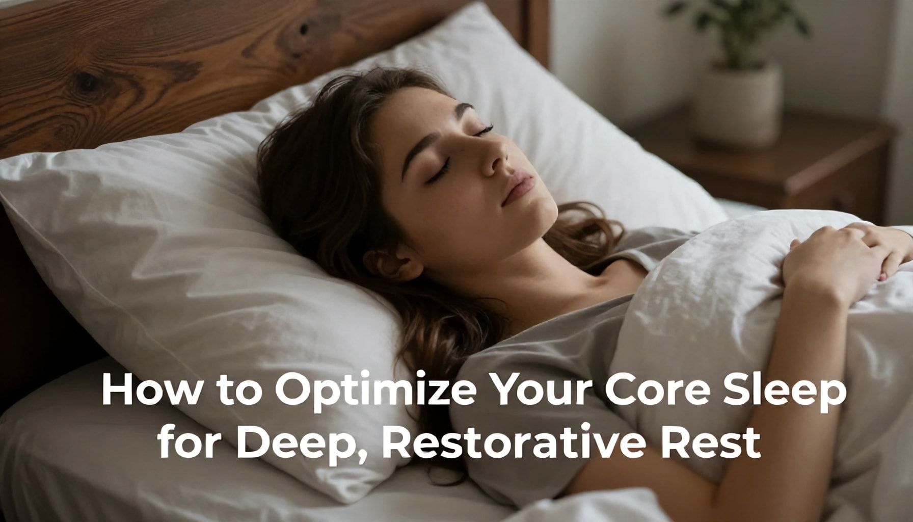 How to Optimize Your Core Sleep for Deep, Restorative Rest*