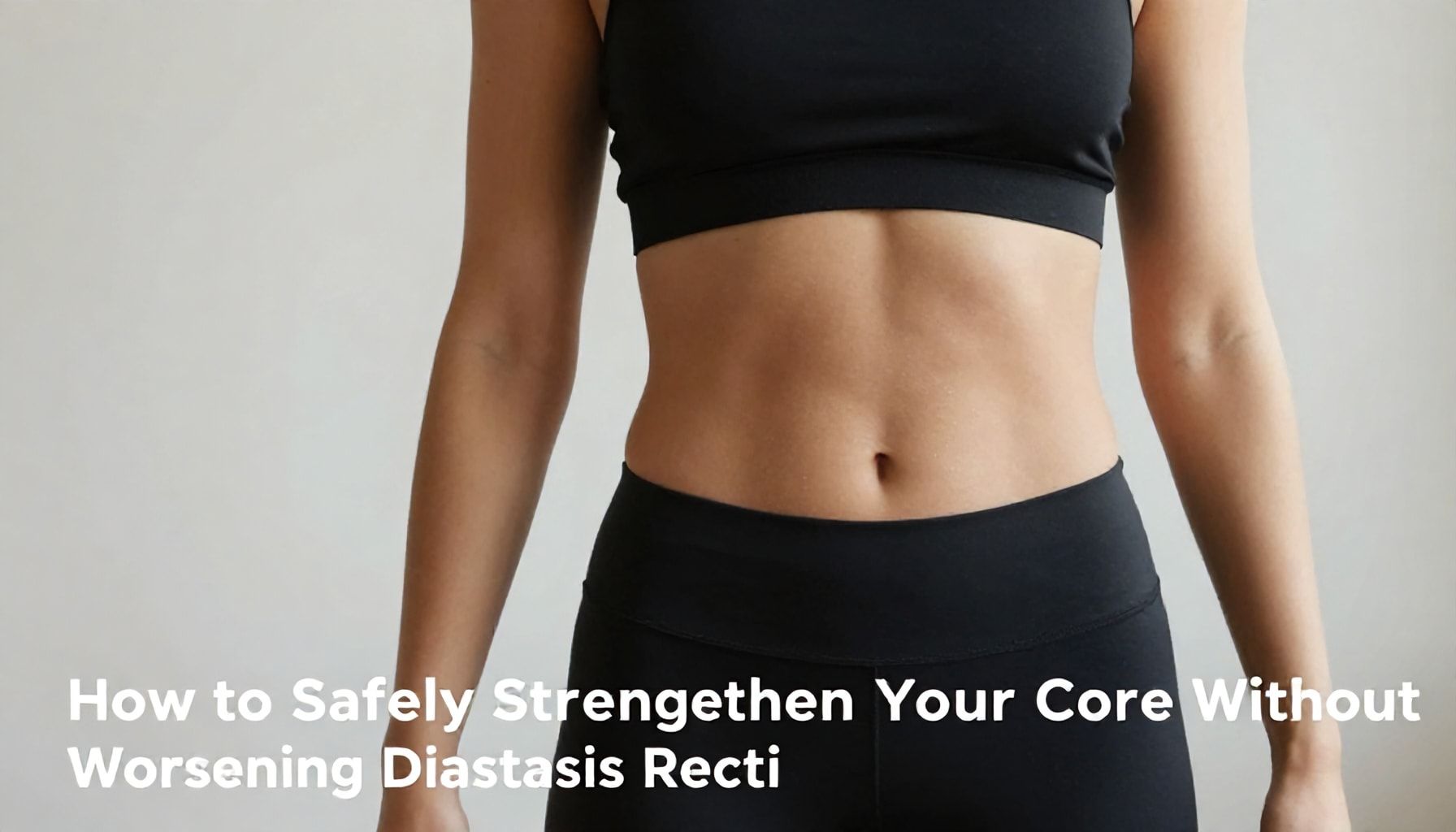 How to Safely Strengthen Your Core Without Worsening Diastasis Recti"*
