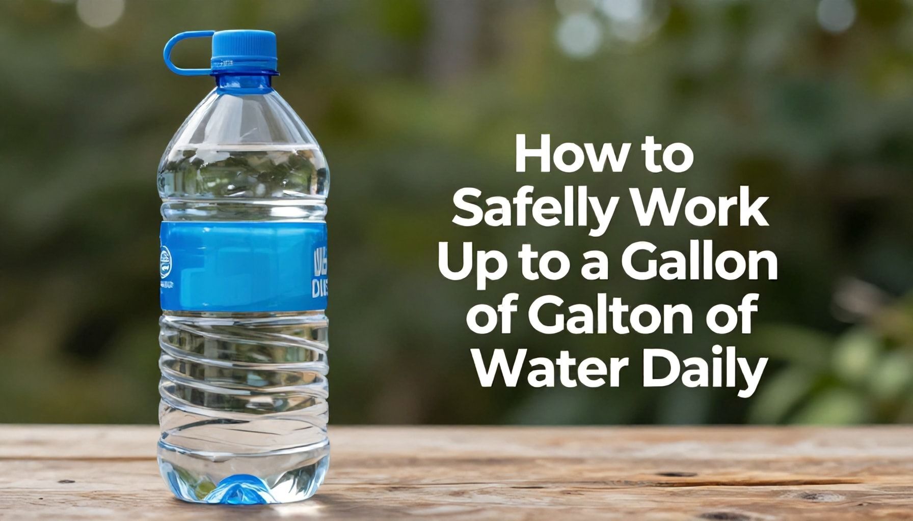 How to Safely Work Up to a Gallon of Water Daily*