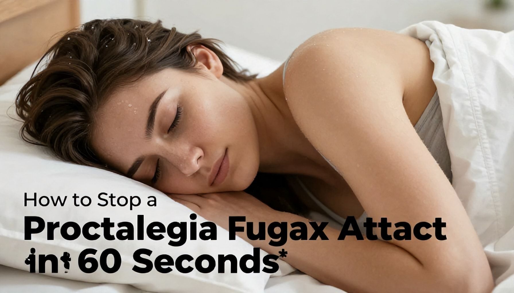 How to Stop a Proctalgia Fugax Attack in 60 Seconds*