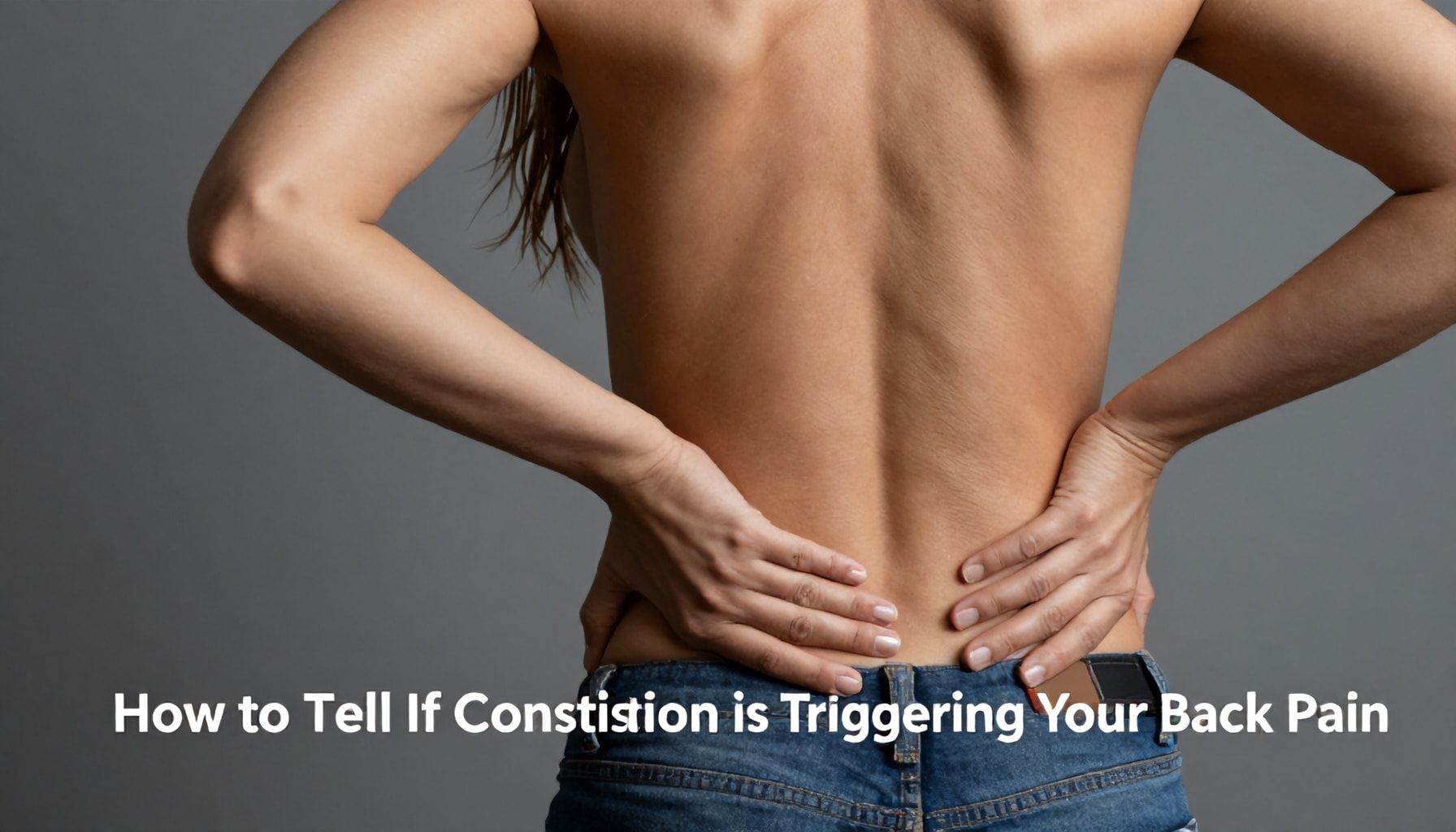How to Tell If Constipation Is Triggering Your Back Pain*