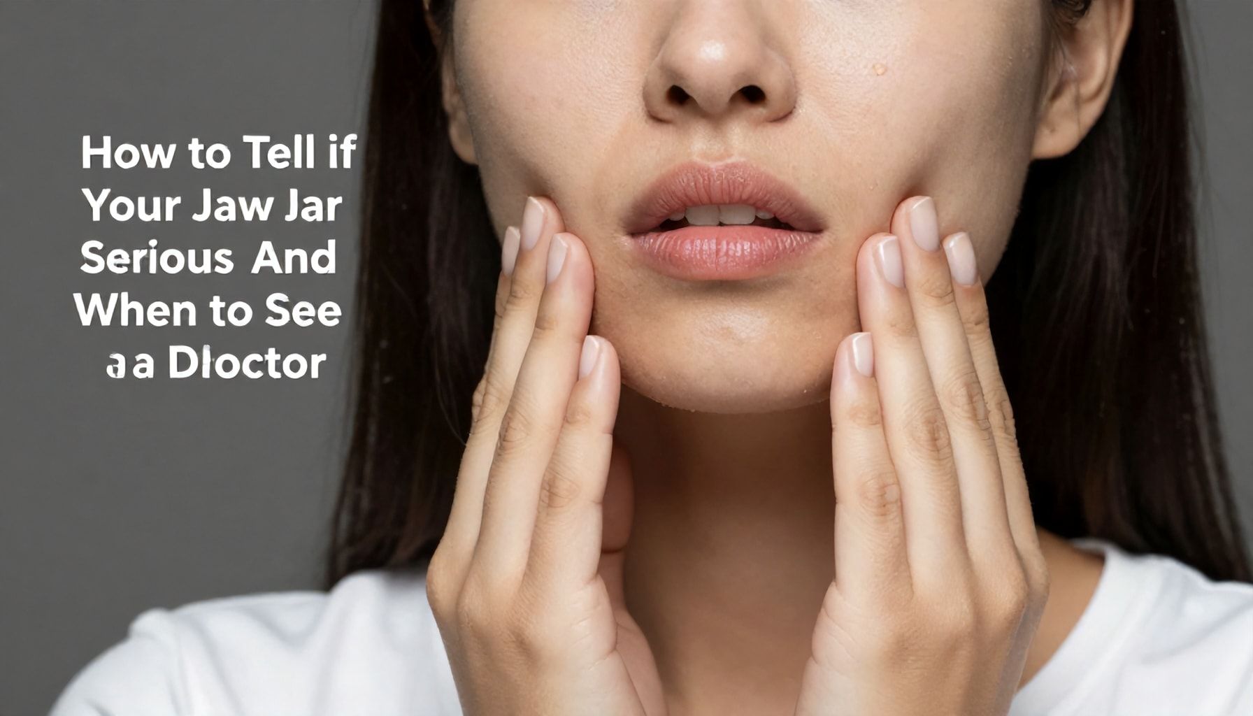 How to Tell If Your Jaw Pain Is Serious (And When to See a Doctor)*