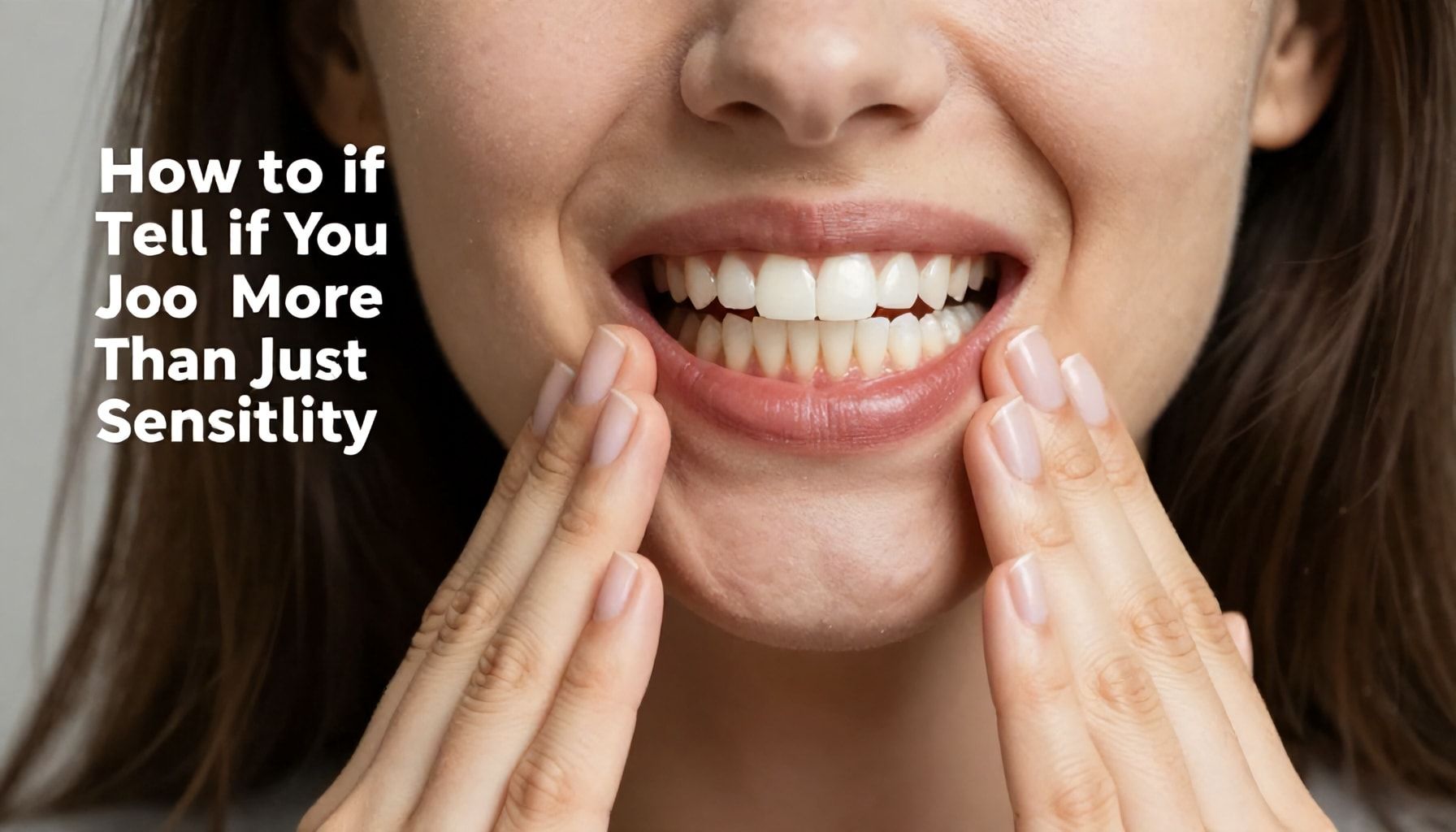 How to Tell If Your Toothache Is More Than Just Sensitivity*